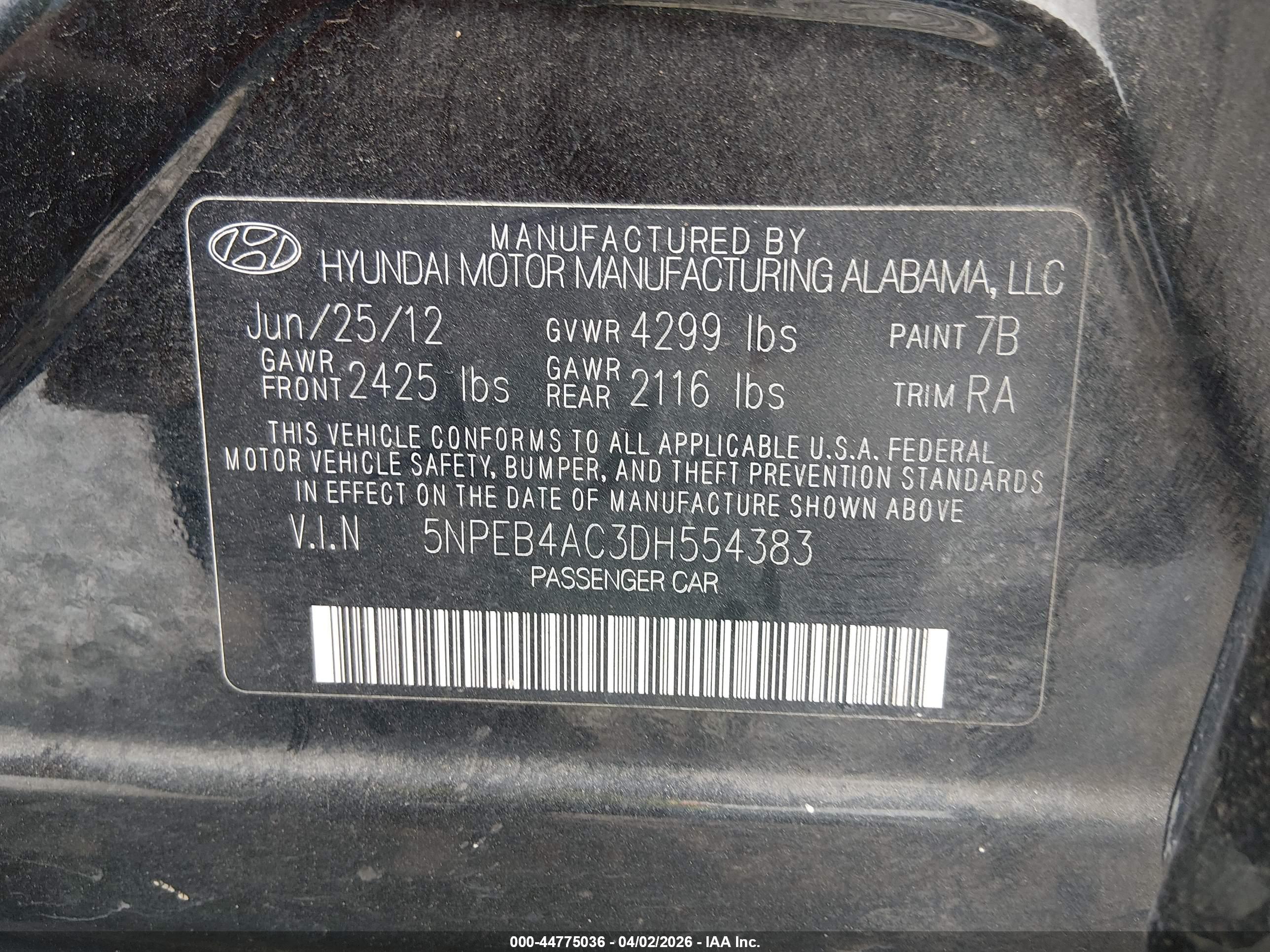 HYUNDAI SONATA image 9