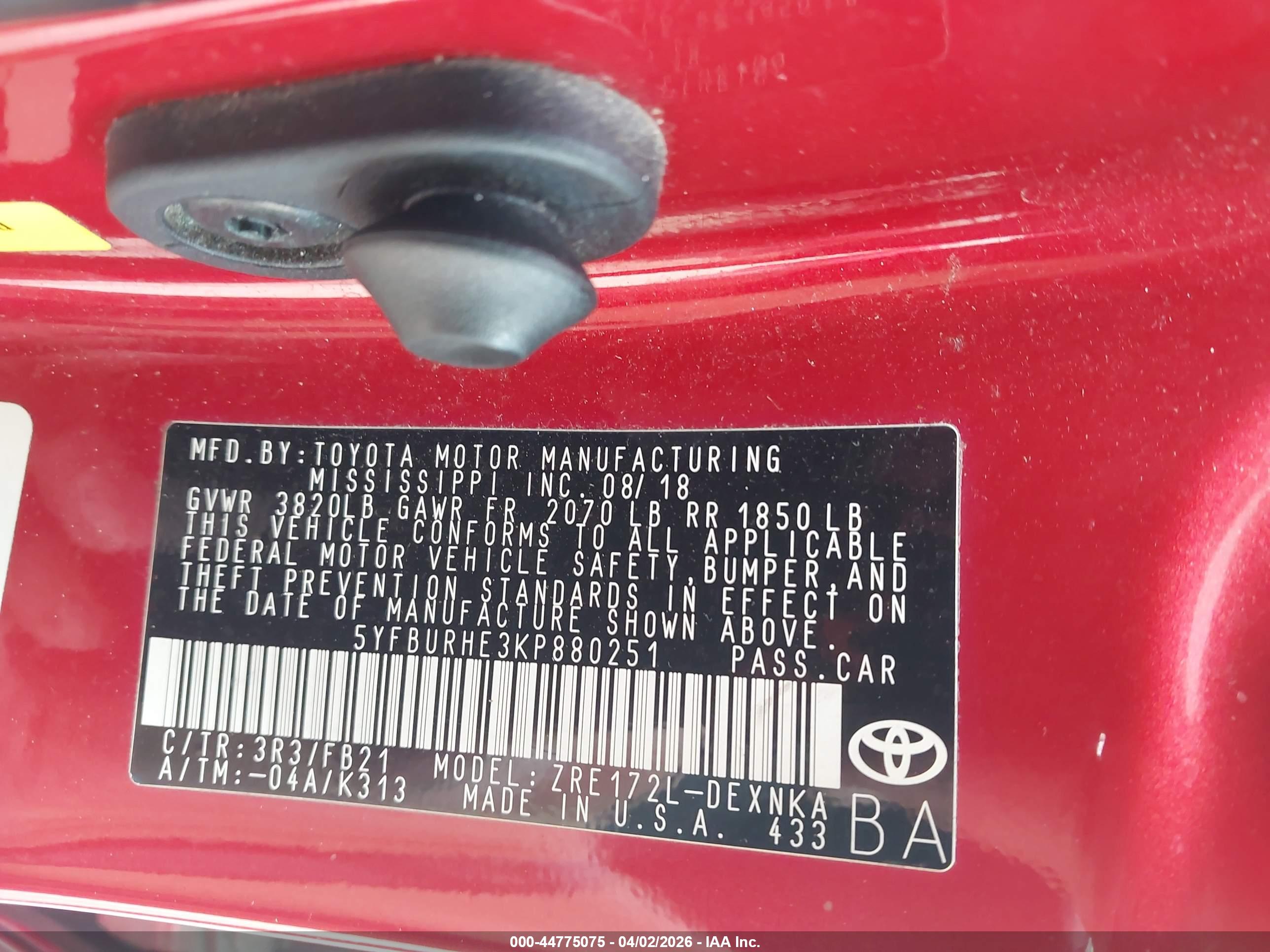 TOYOTA COROLLA image 9