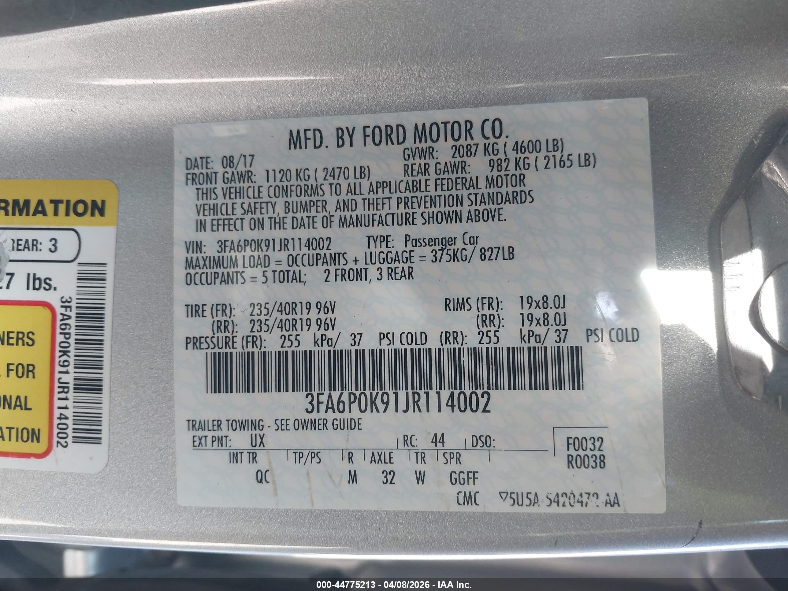 FORD FUSION image 9