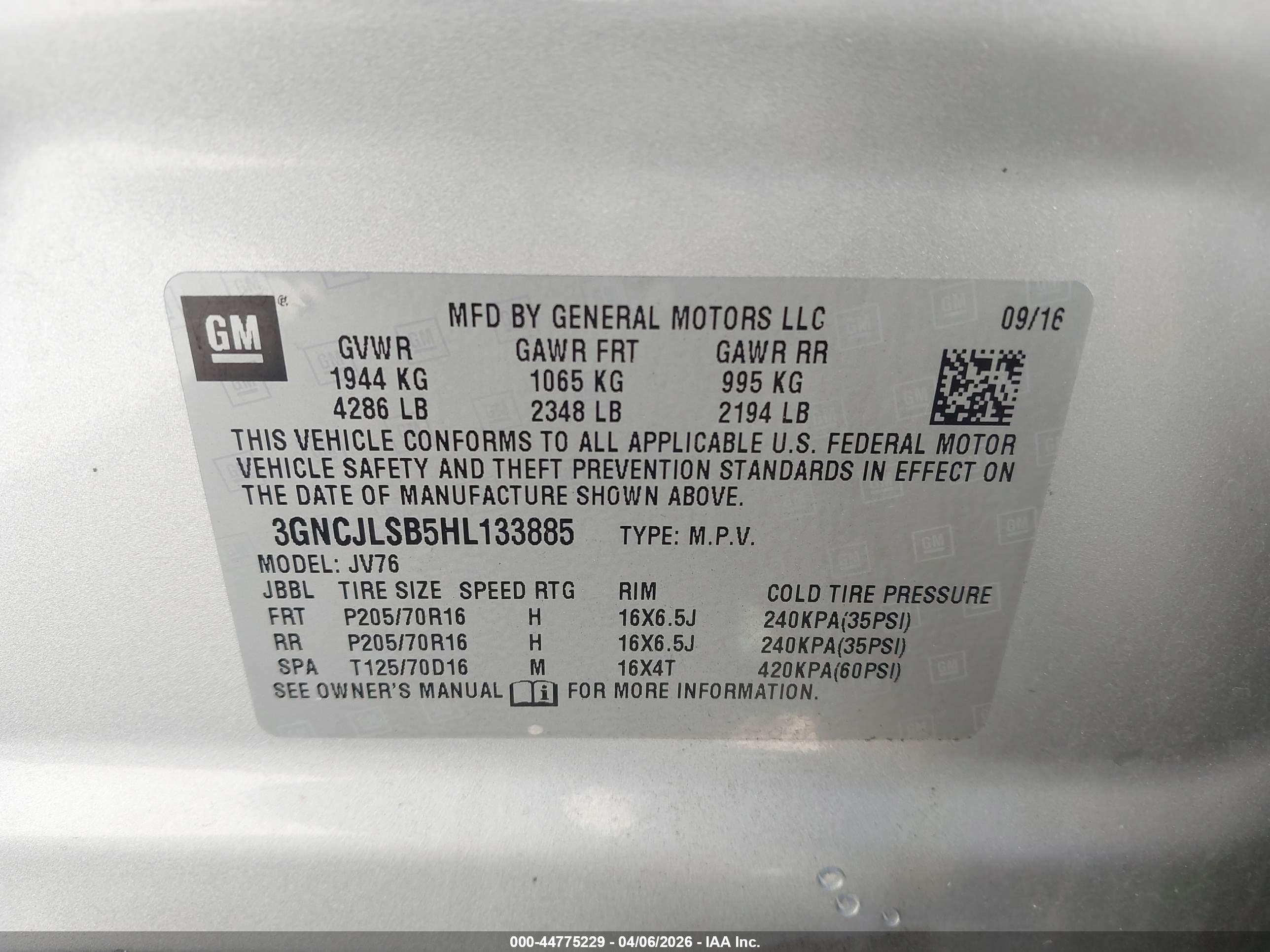CHEVROLET TRAX image 9