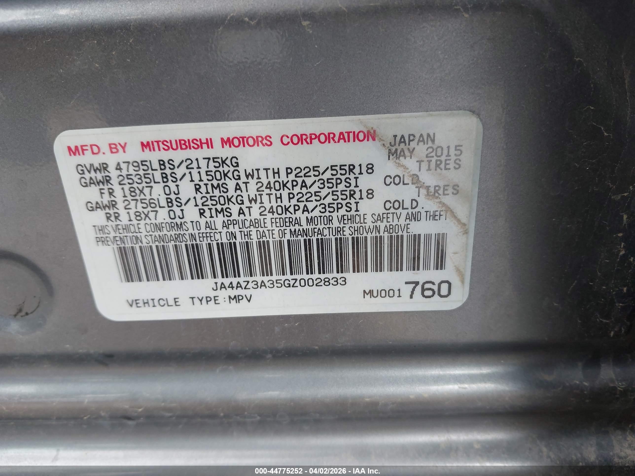 MITSUBISHI OUTLANDER image 9