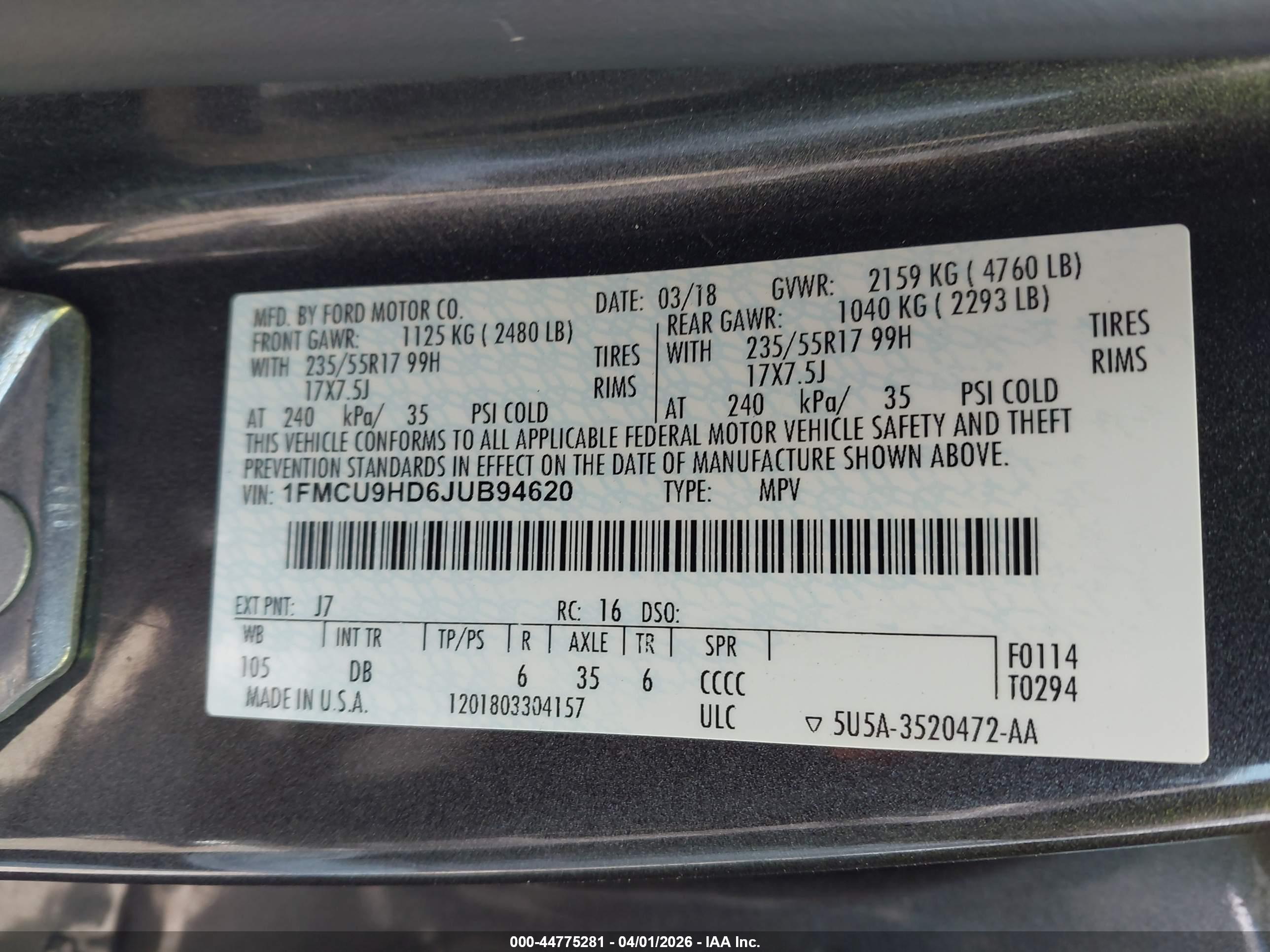 FORD ESCAPE image 9