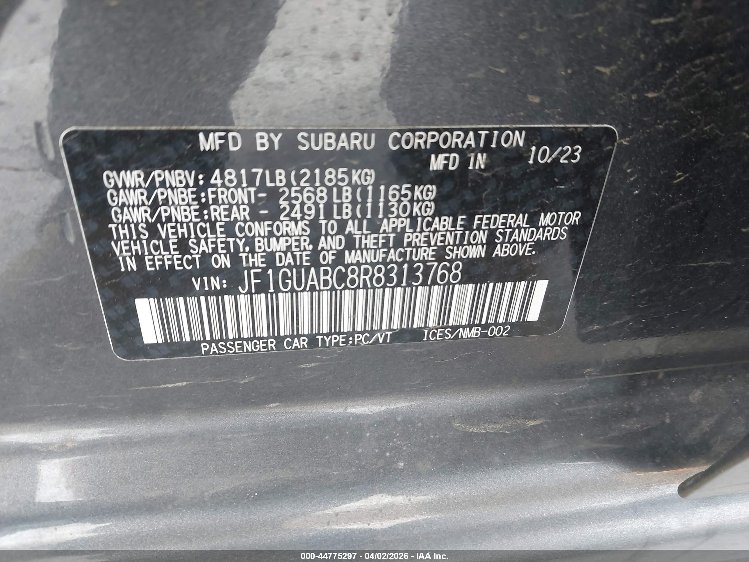 SUBARU IMPREZA image 9