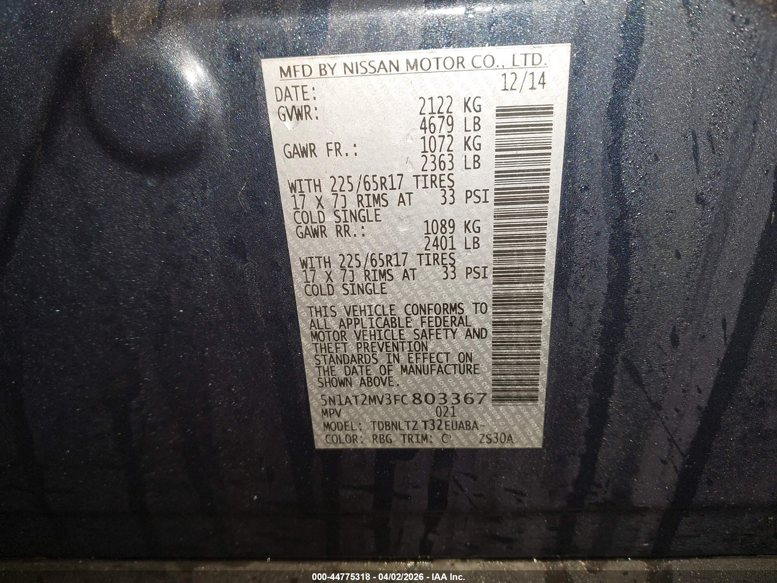 NISSAN ROGUE image 9