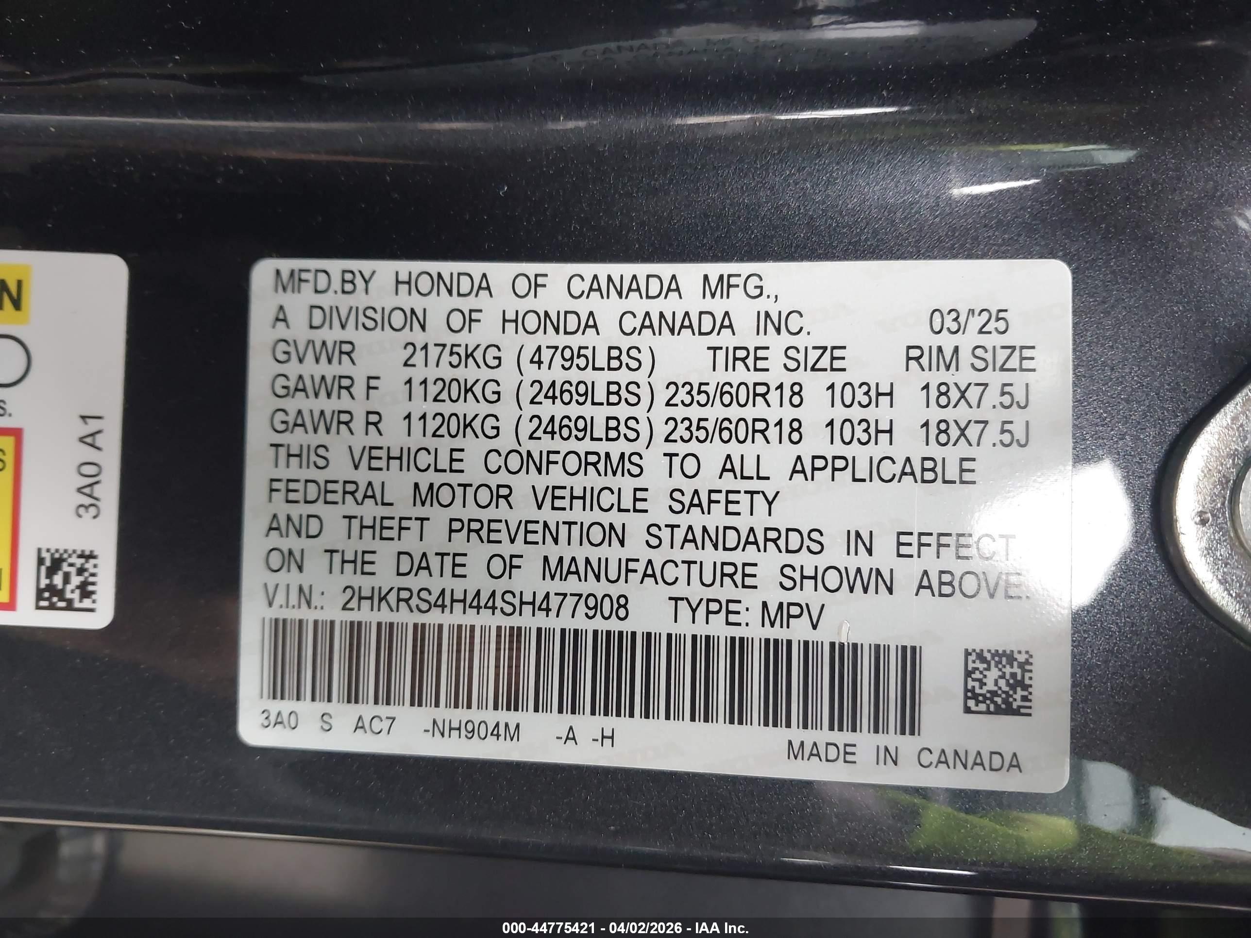 HONDA CR-V image 9