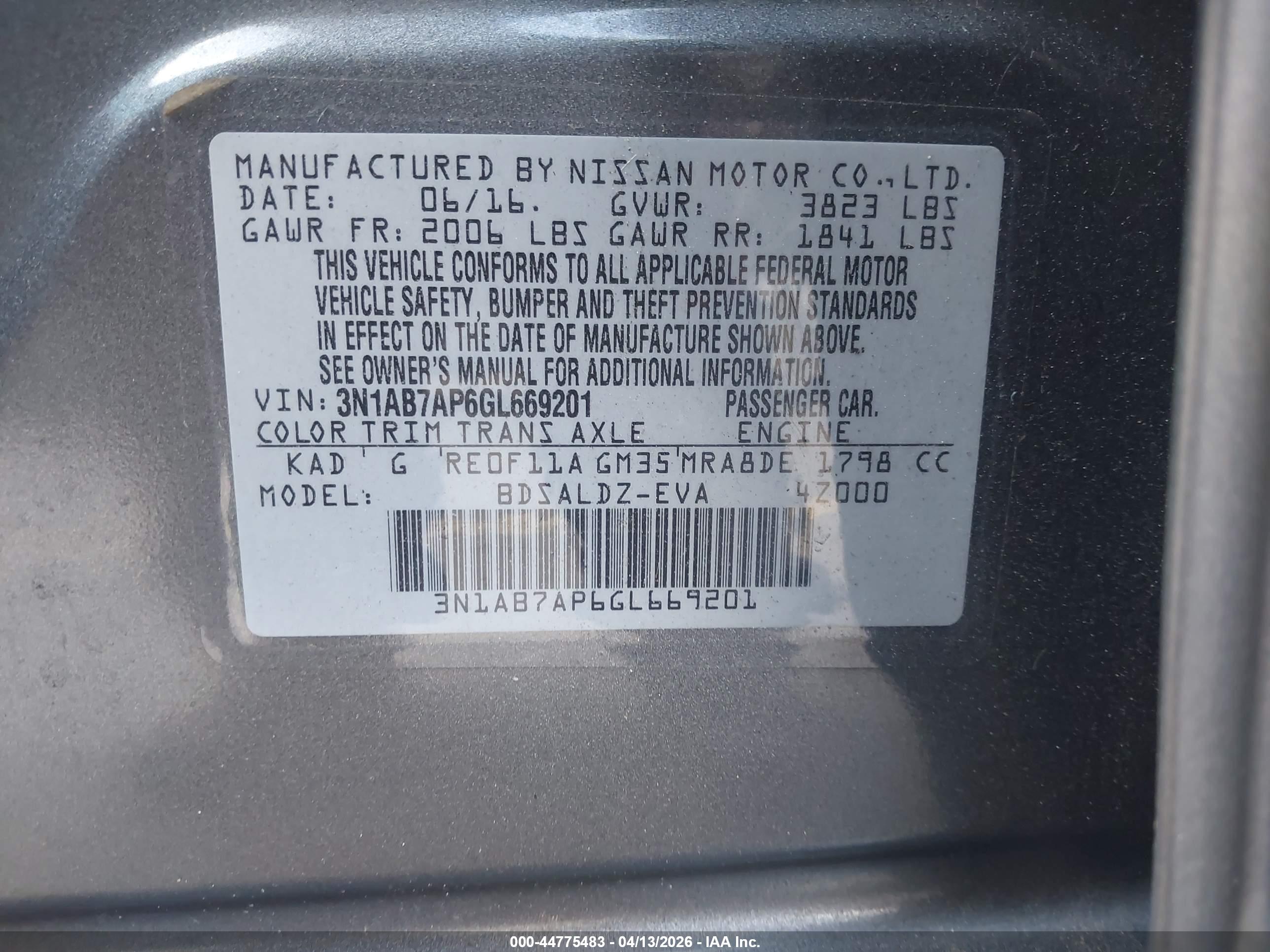NISSAN SENTRA image 9