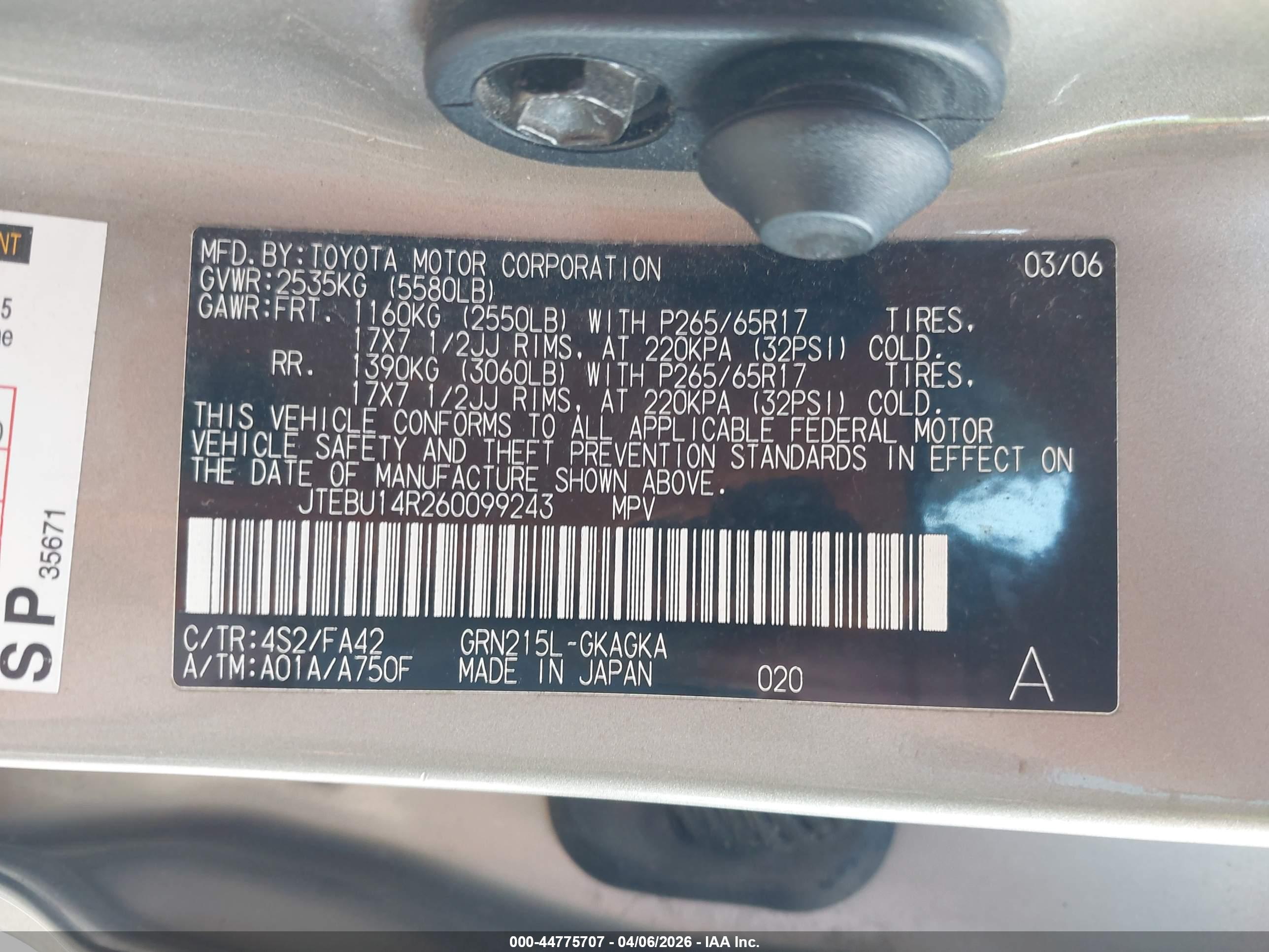 TOYOTA 4RUNNER image 9