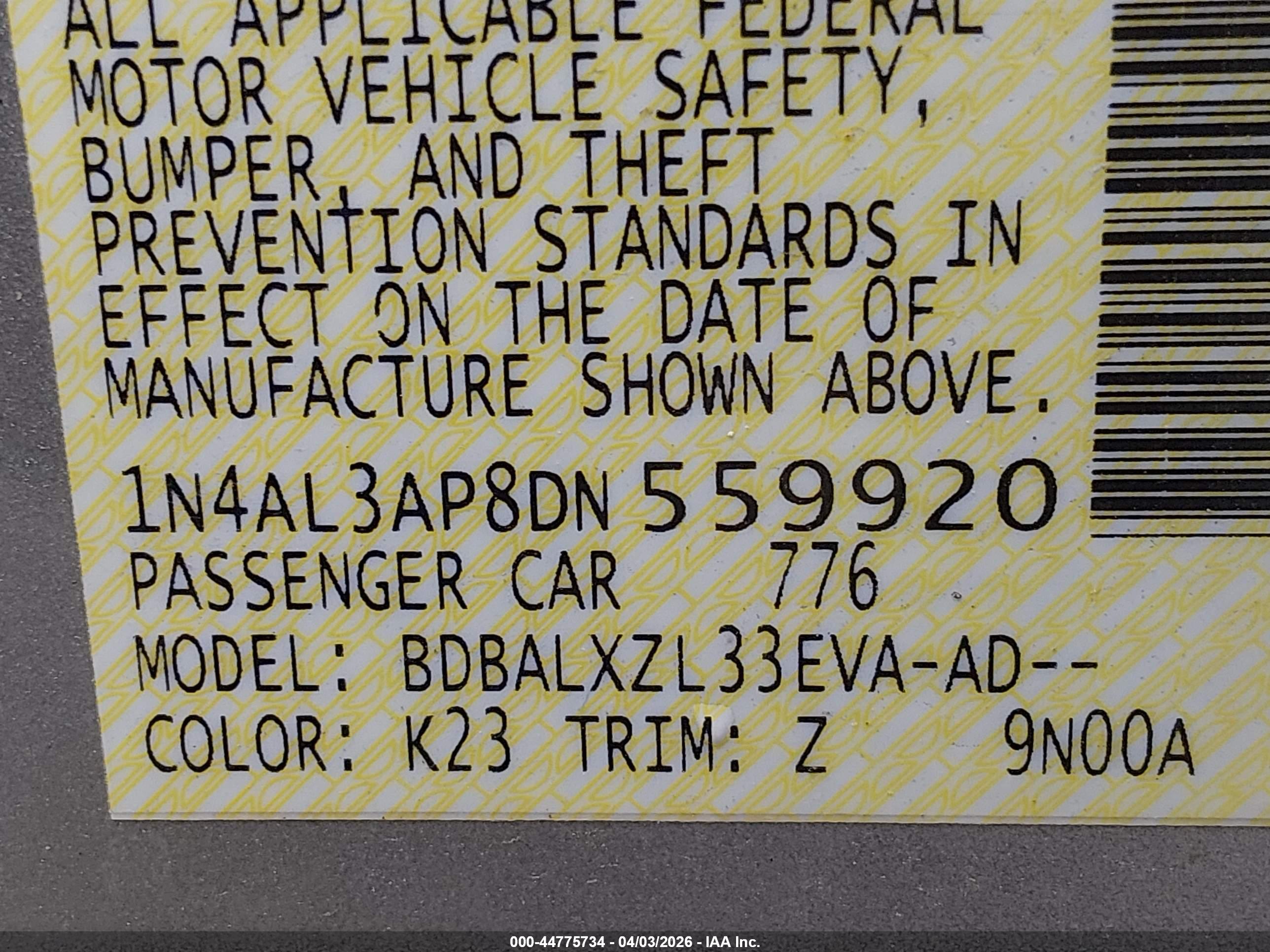 NISSAN ALTIMA image 9