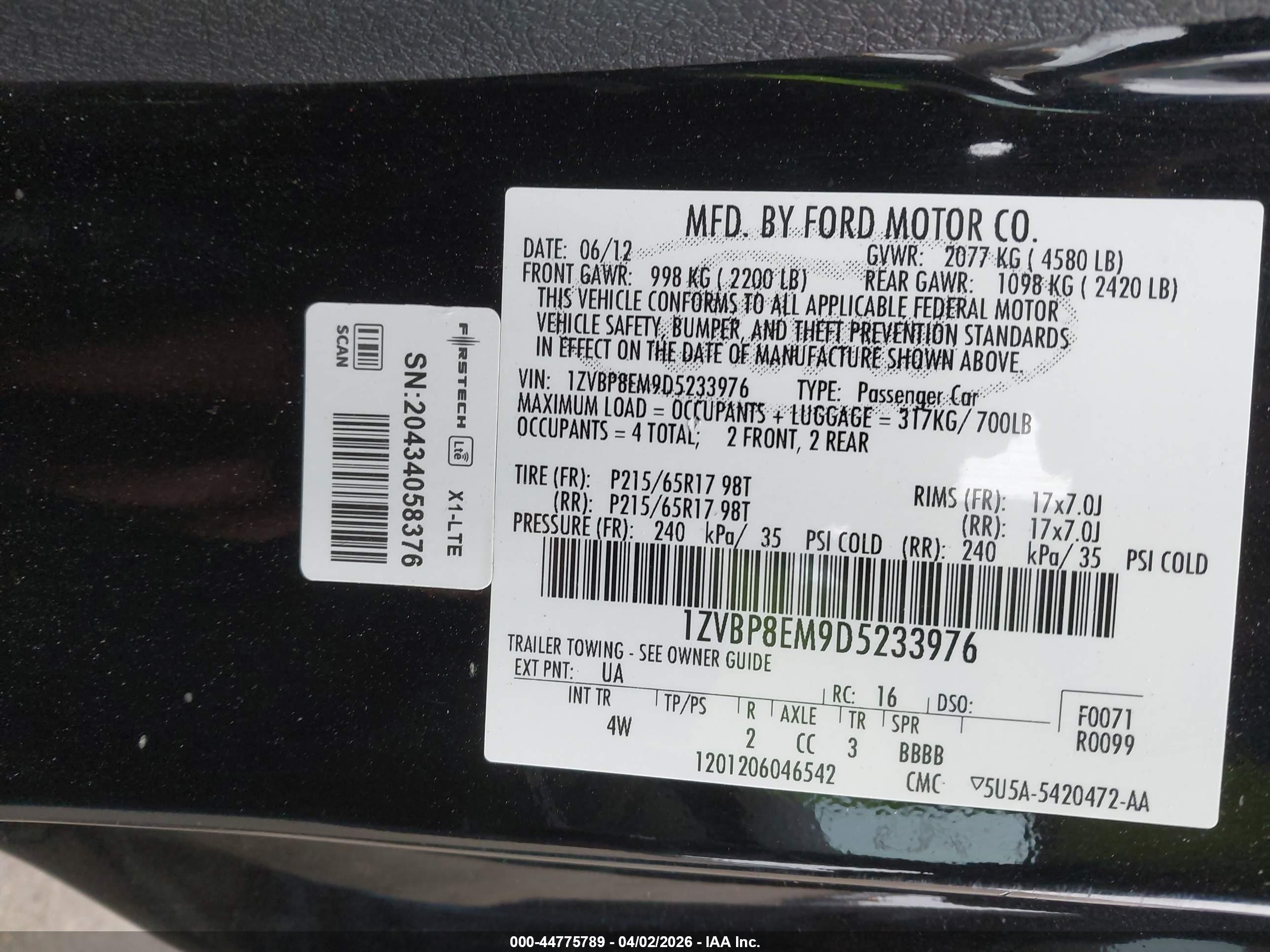 FORD MUSTANG image 9