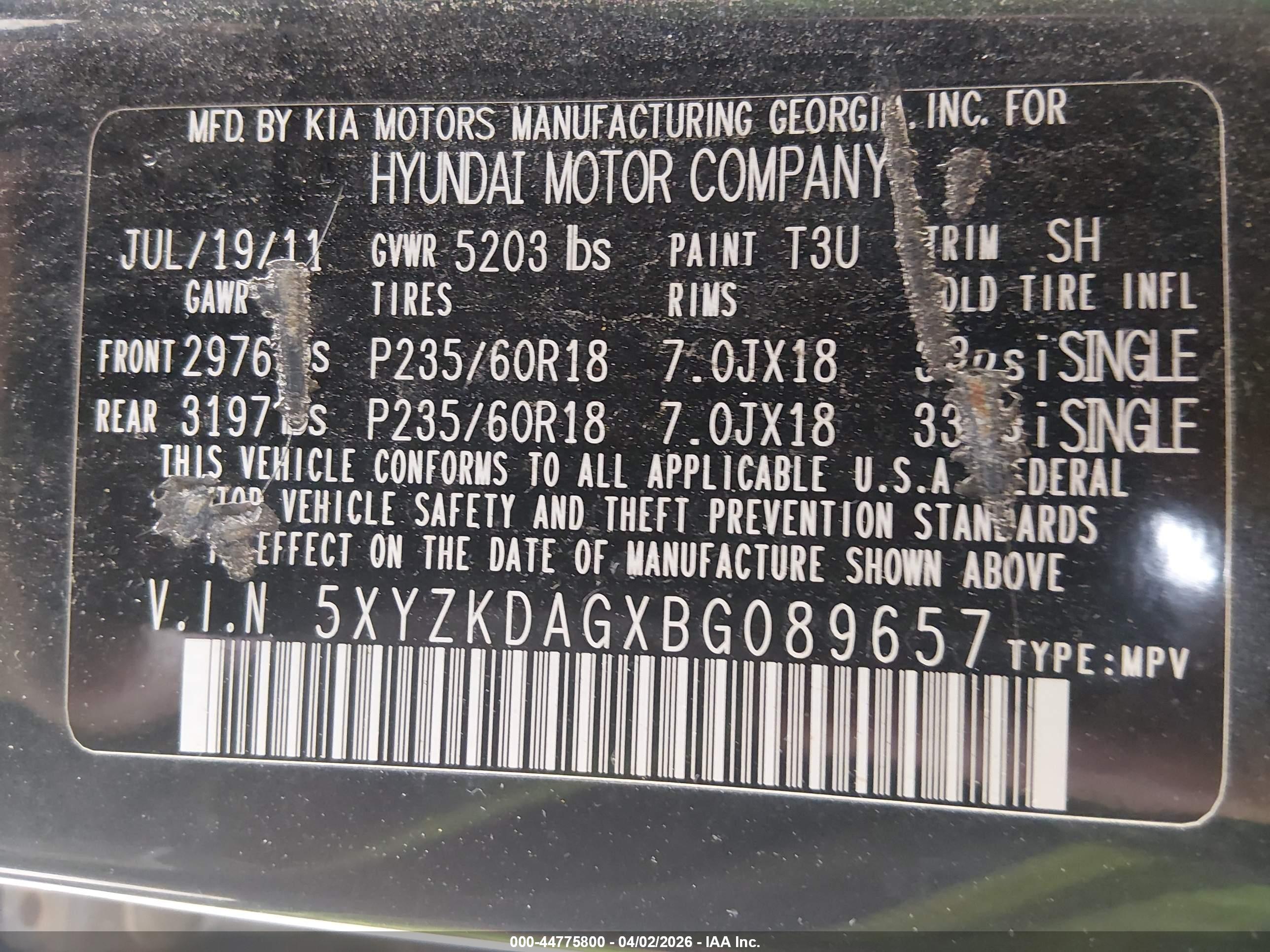 HYUNDAI SANTA image 9