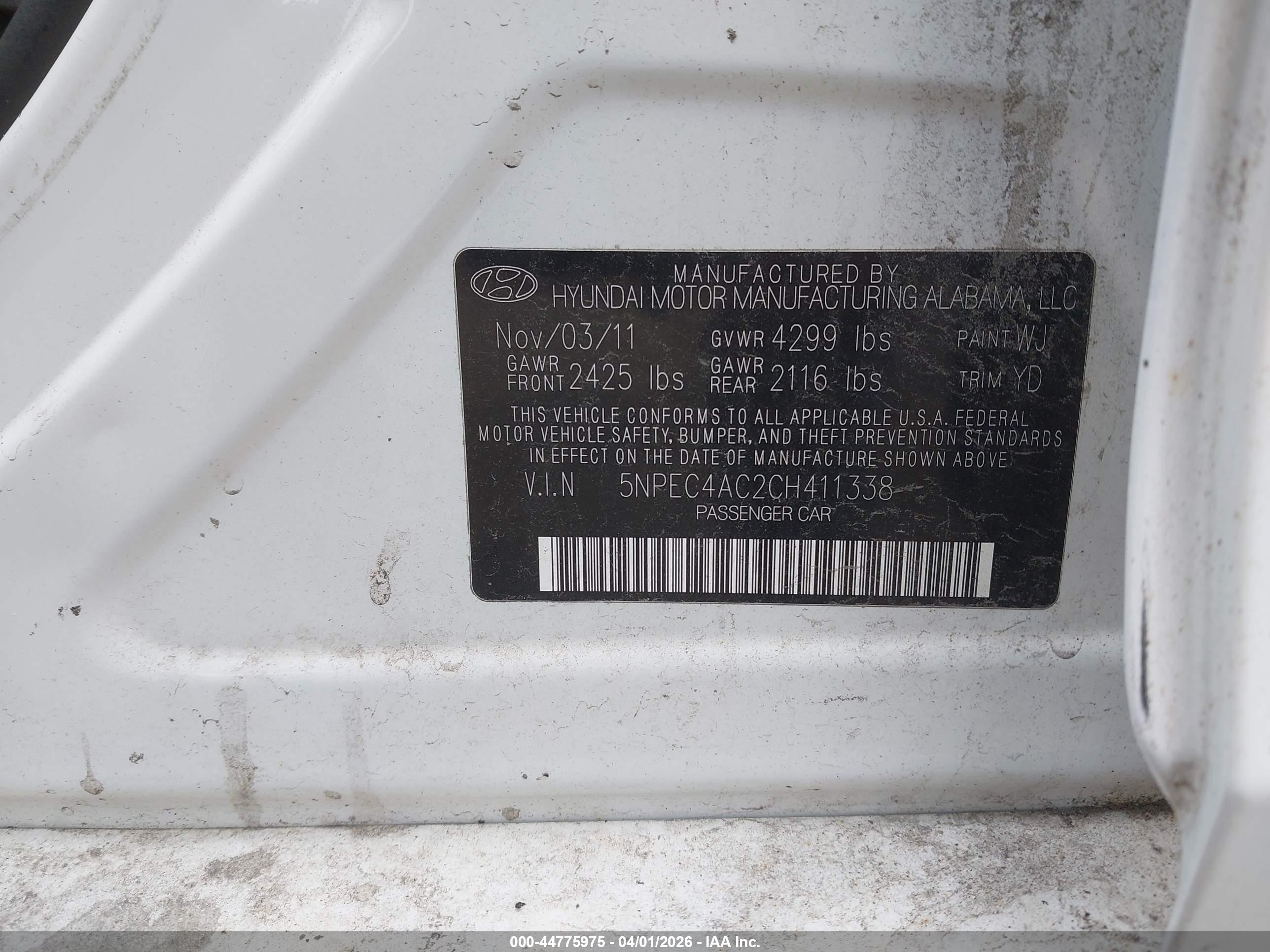 HYUNDAI SONATA image 9