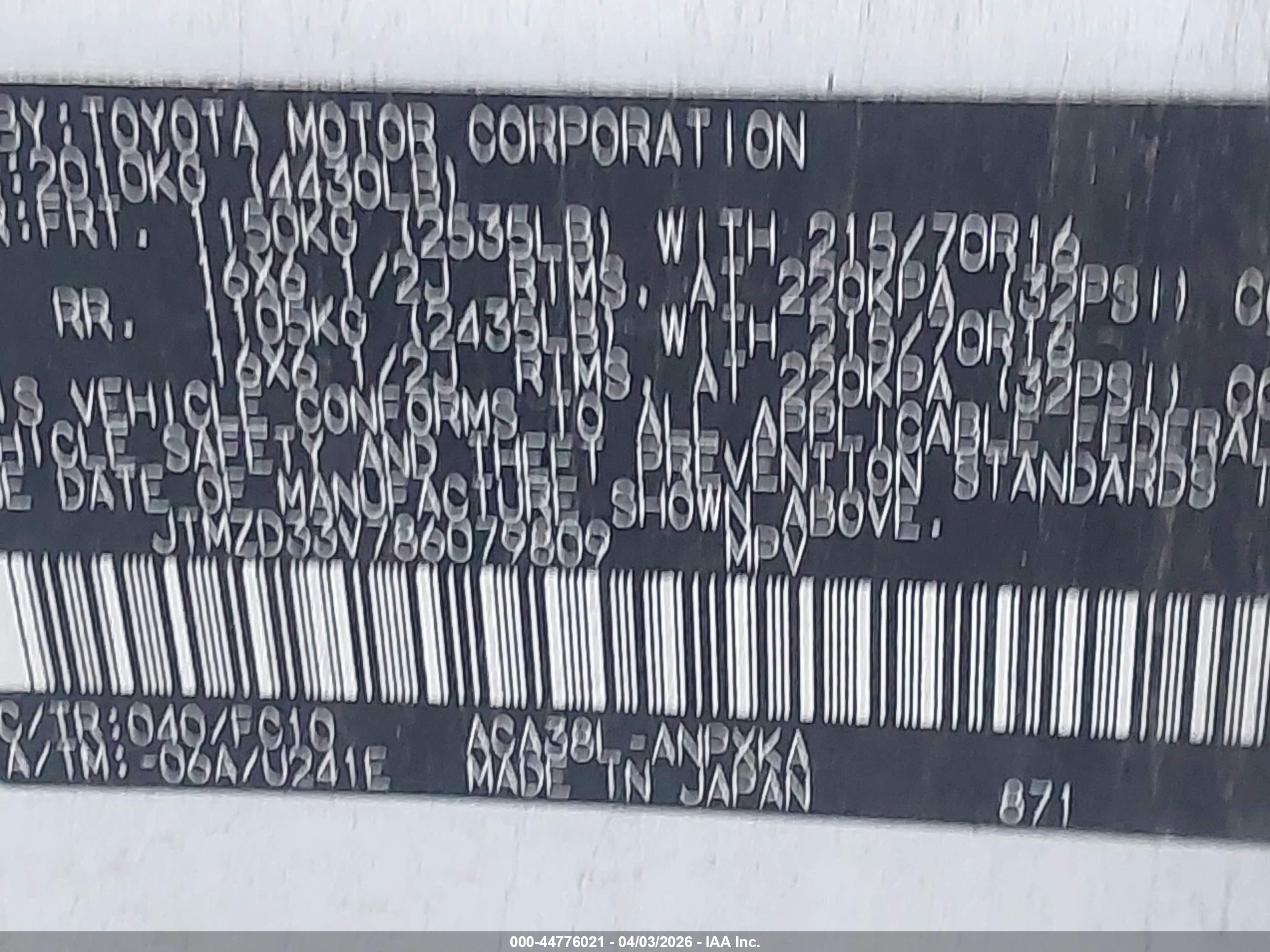 TOYOTA RAV4 image 9