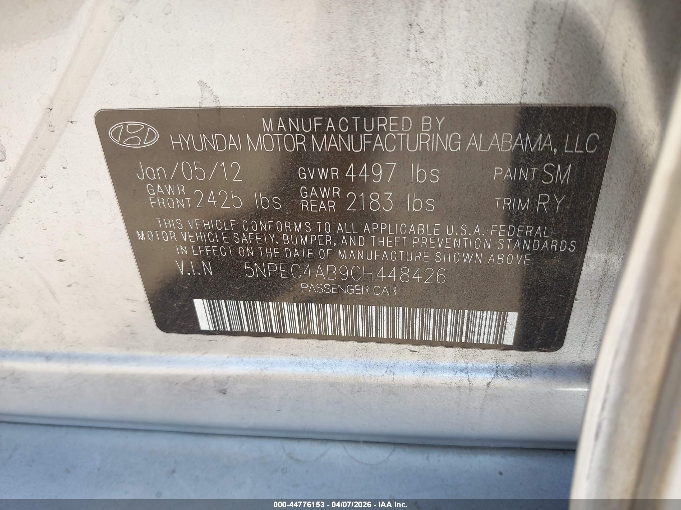 HYUNDAI SONATA image 9