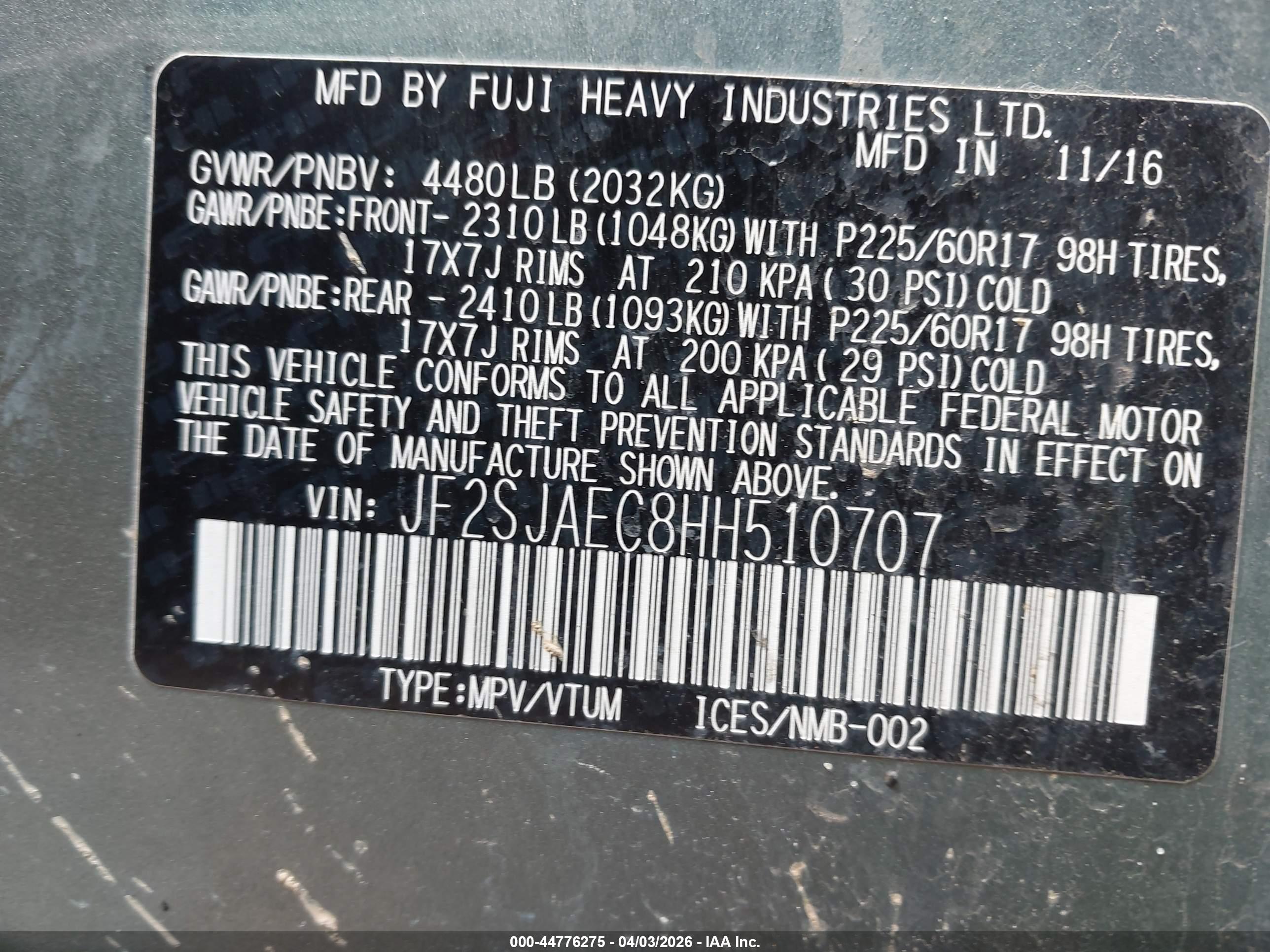 SUBARU FORESTER image 9