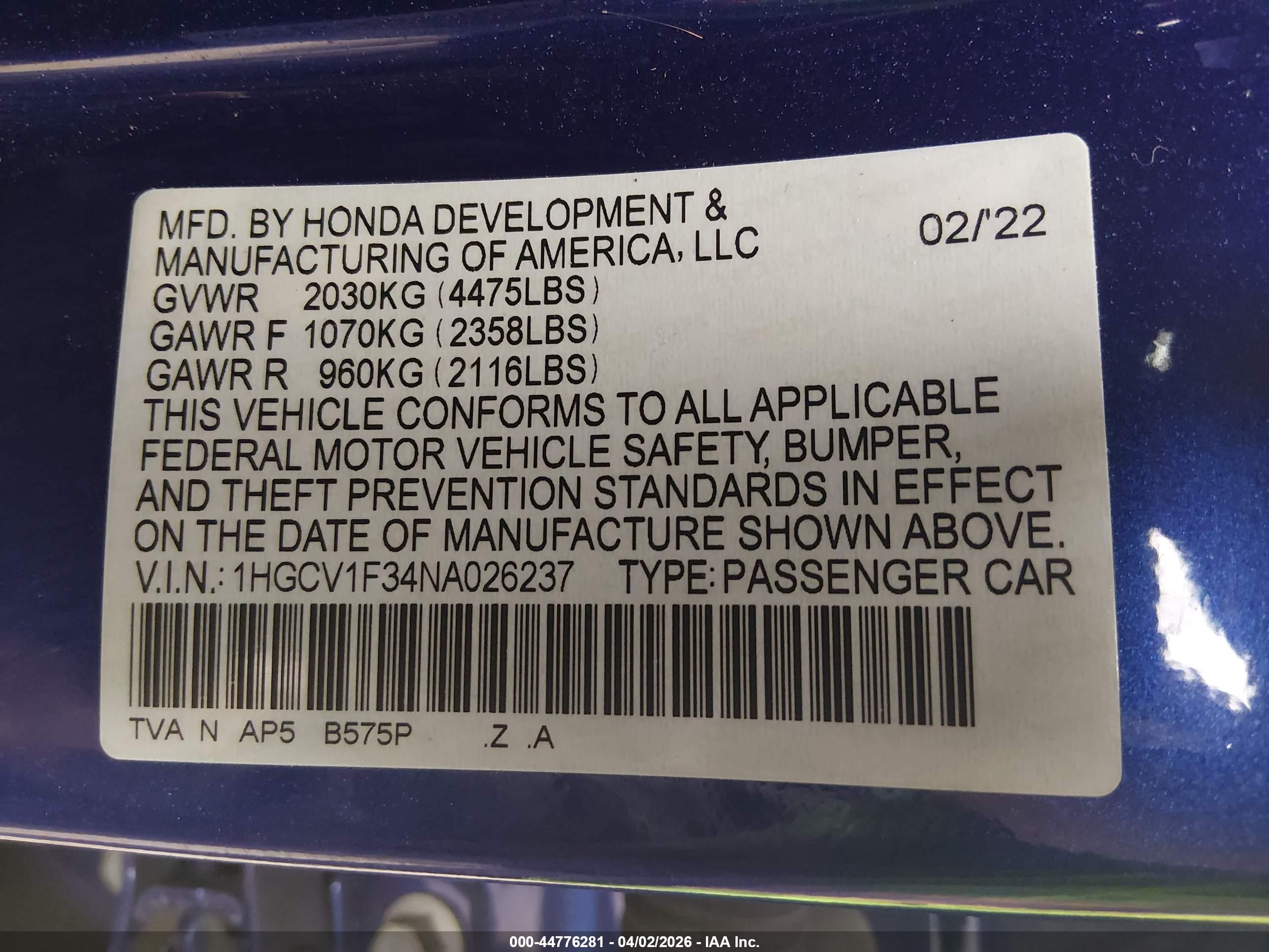 HONDA ACCORD image 9