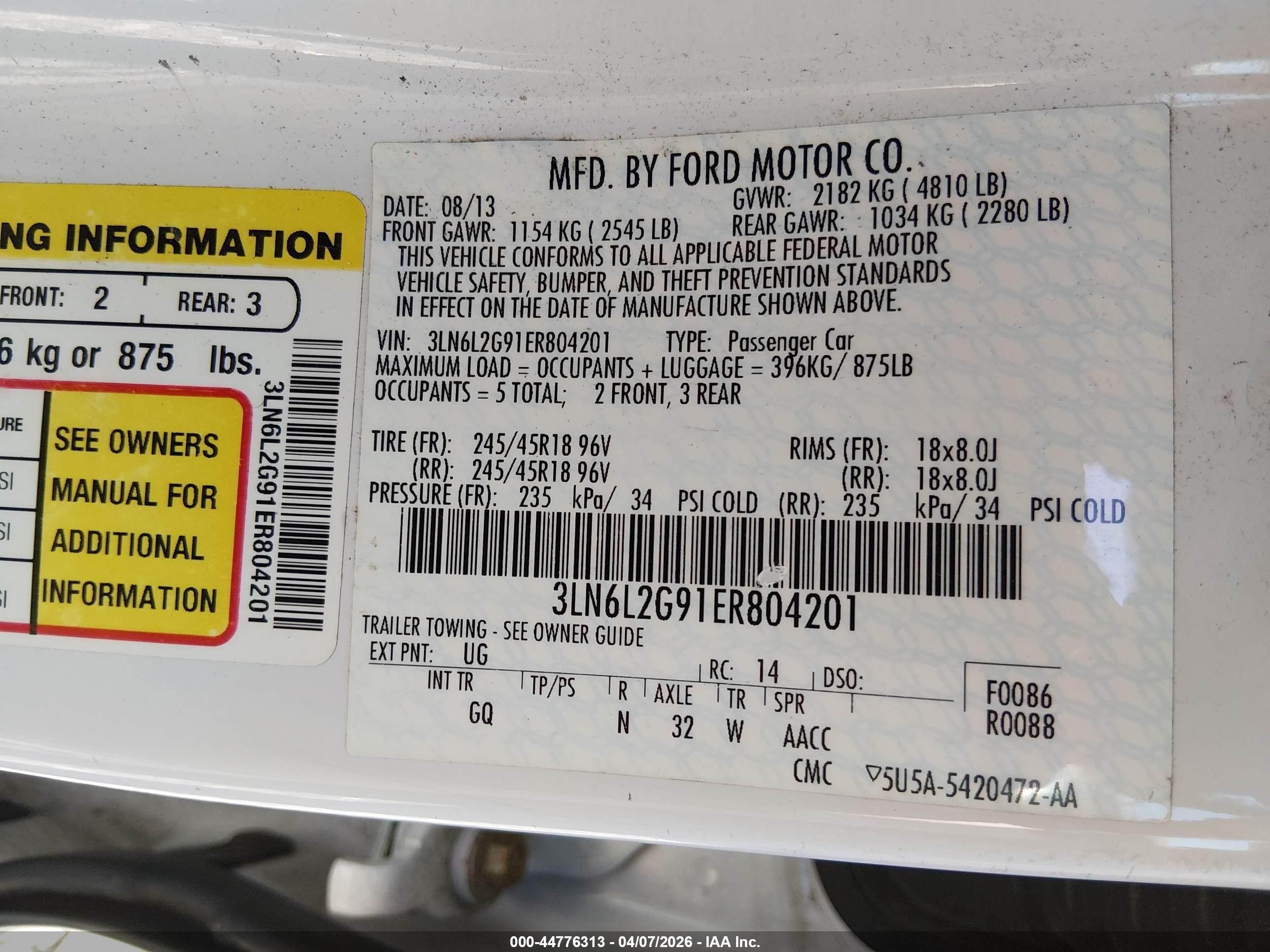 LINCOLN MKZ image 9