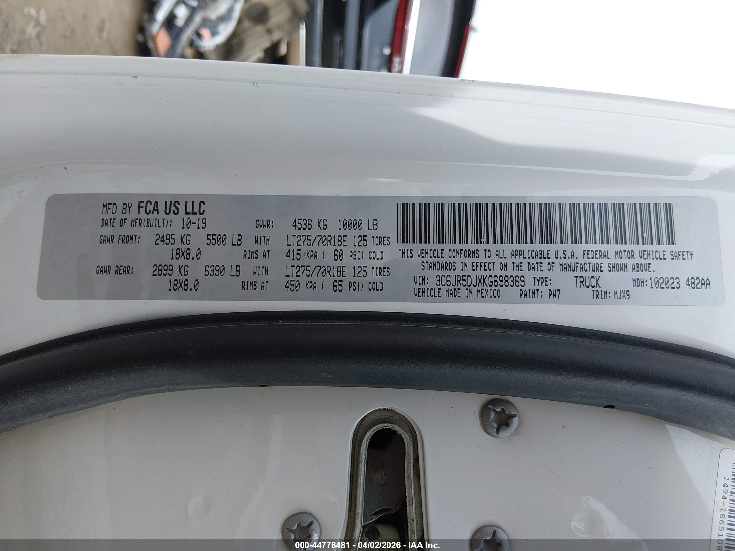 RAM 2500 image 9