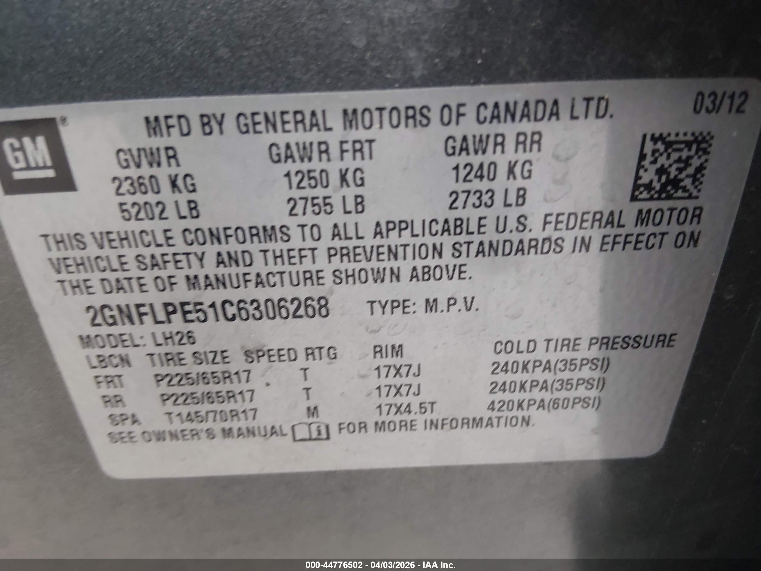 CHEVROLET EQUINOX image 9