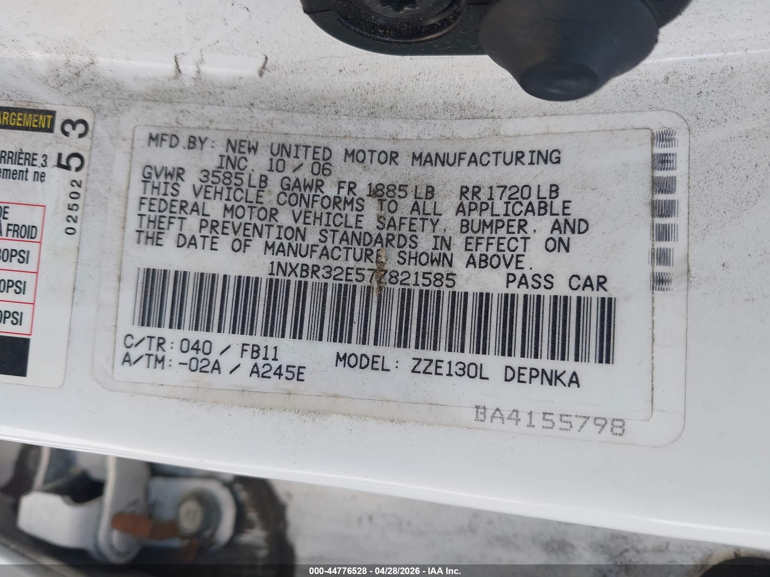 TOYOTA COROLLA image 9