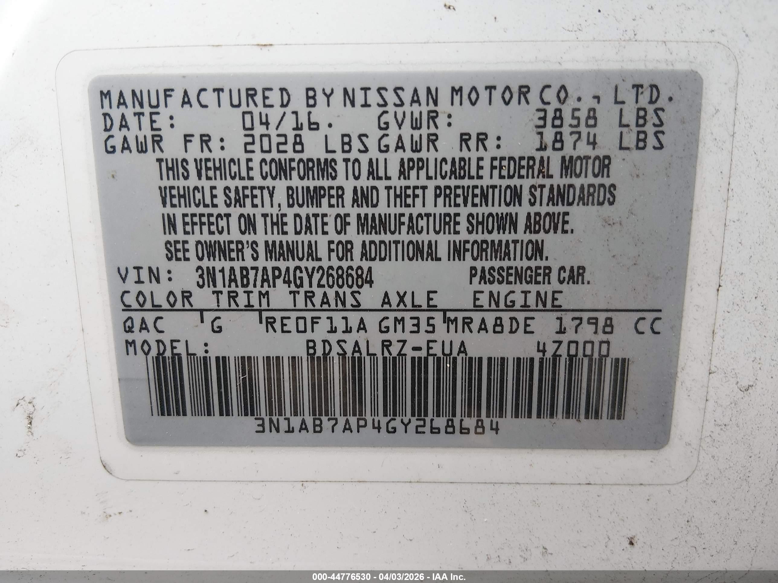 NISSAN SENTRA image 9