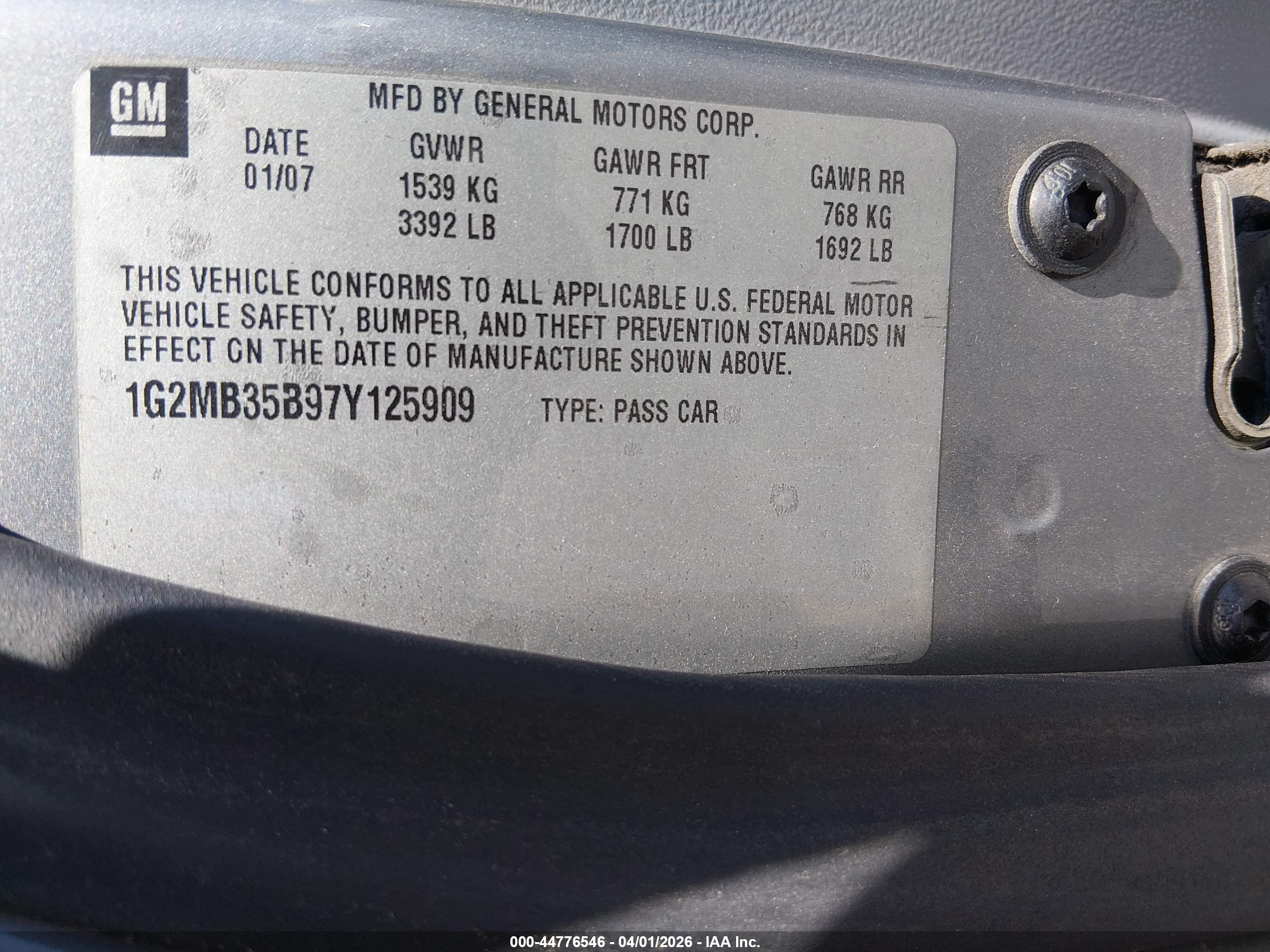 PONTIAC SOLSTICE image 9