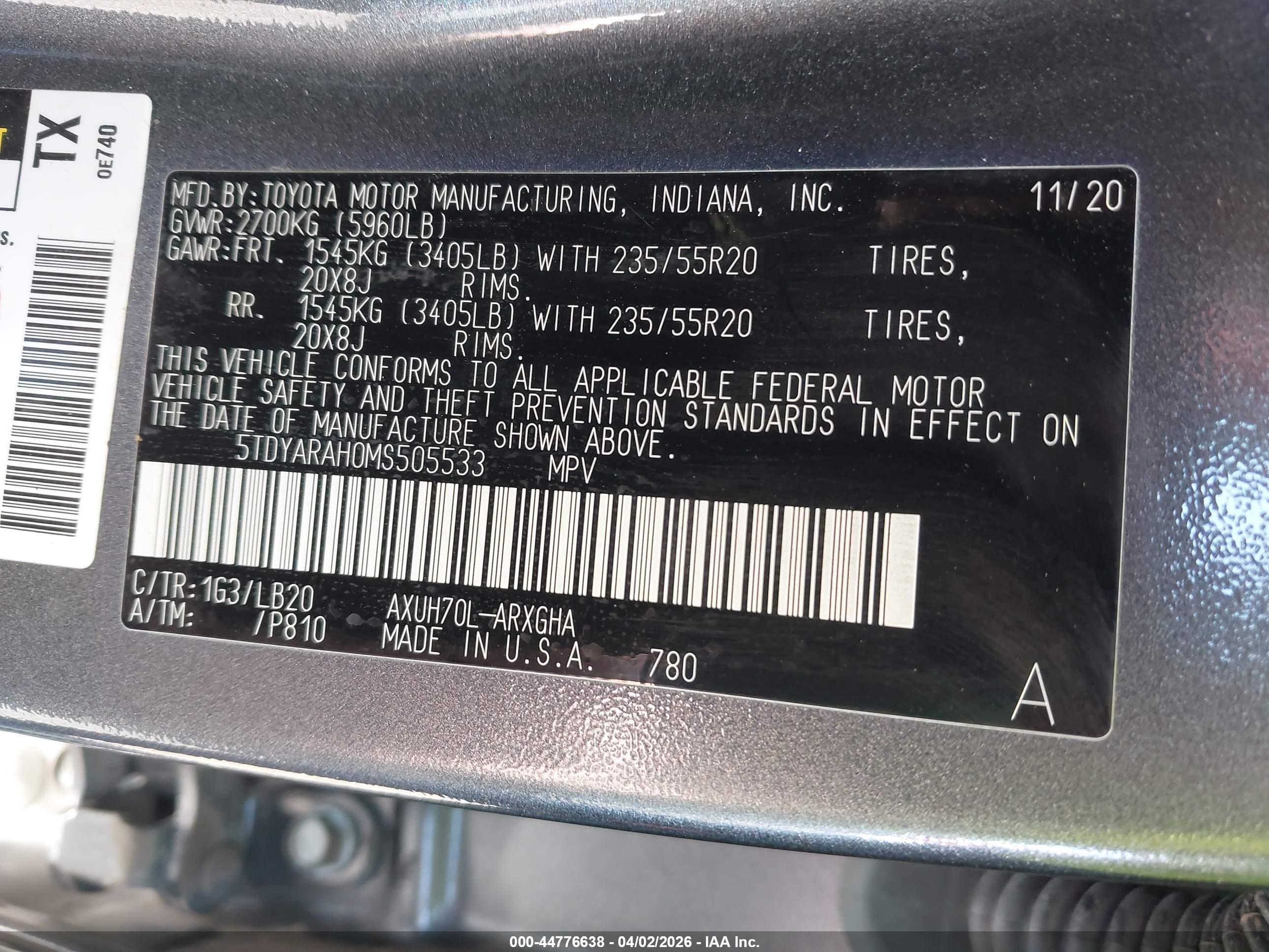 TOYOTA HIGHLANDER image 9