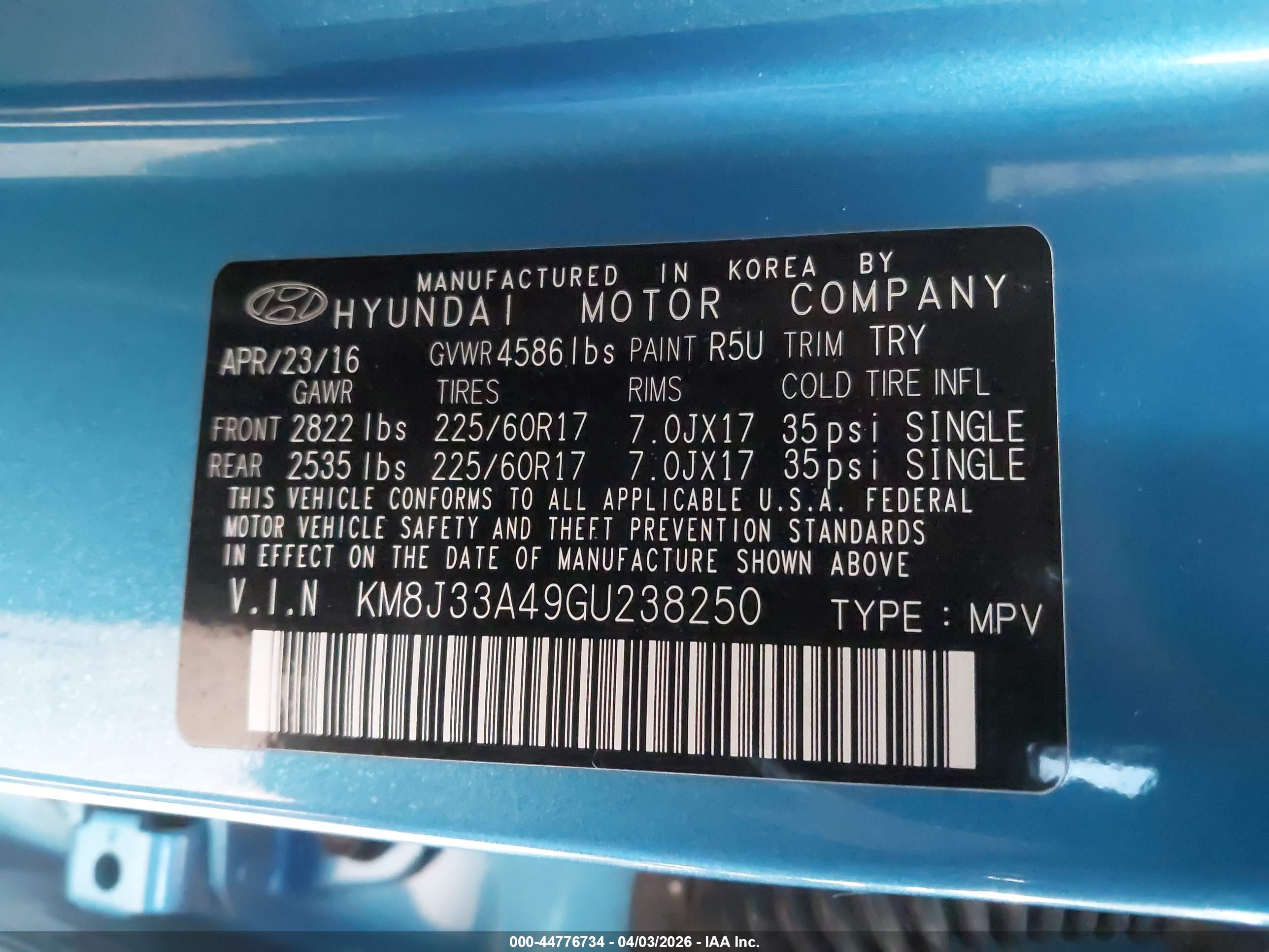 HYUNDAI TUCSON image 9