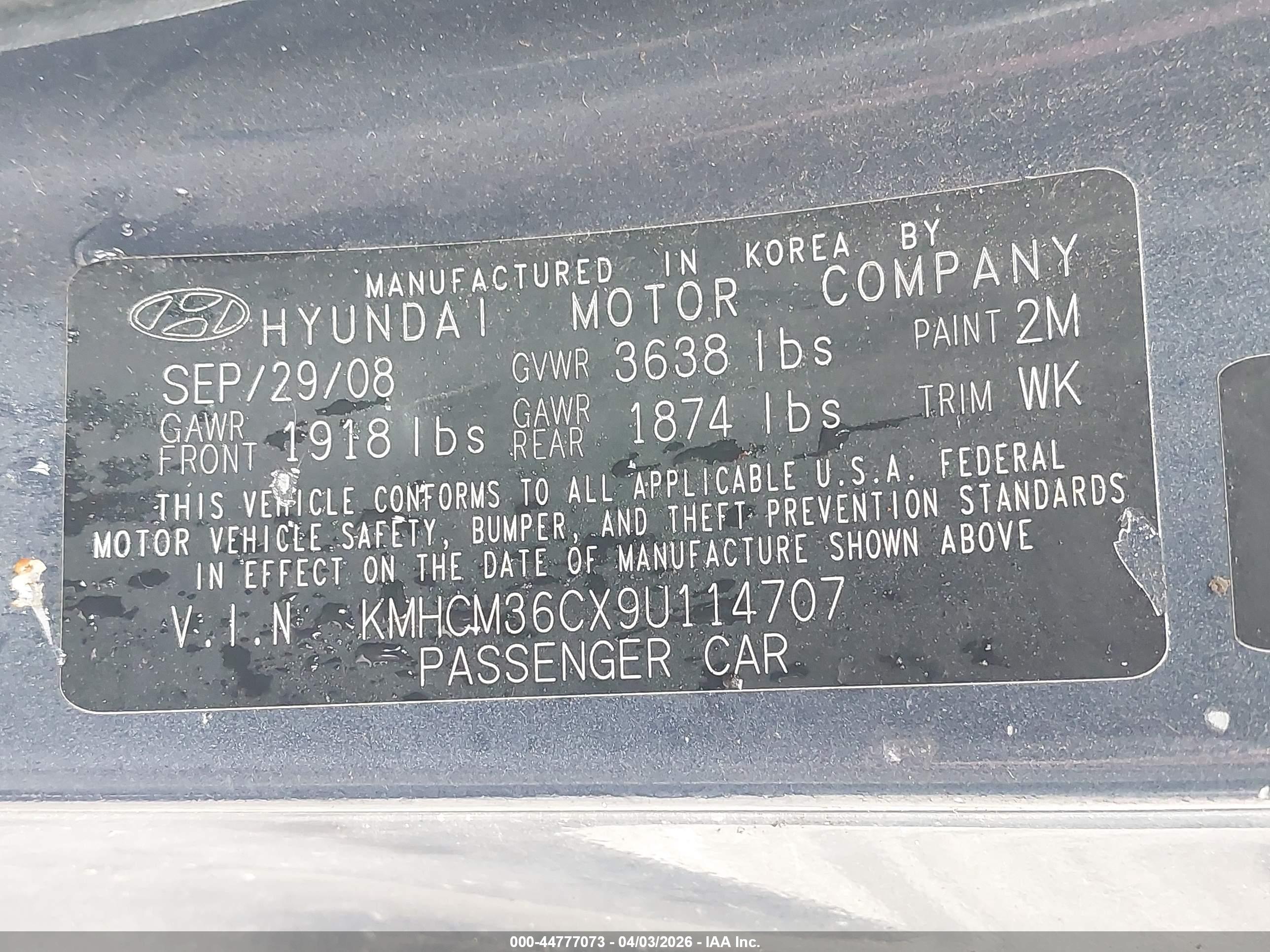 HYUNDAI ACCENT image 9