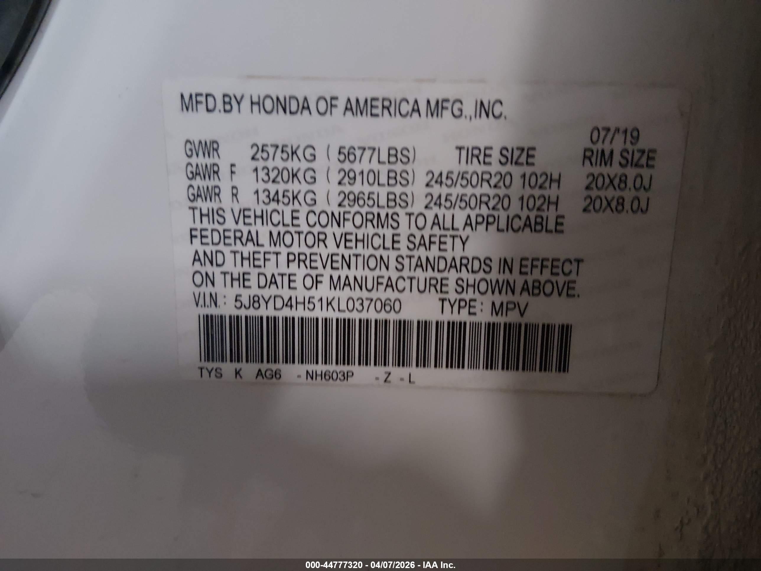 ACURA MDX image 9