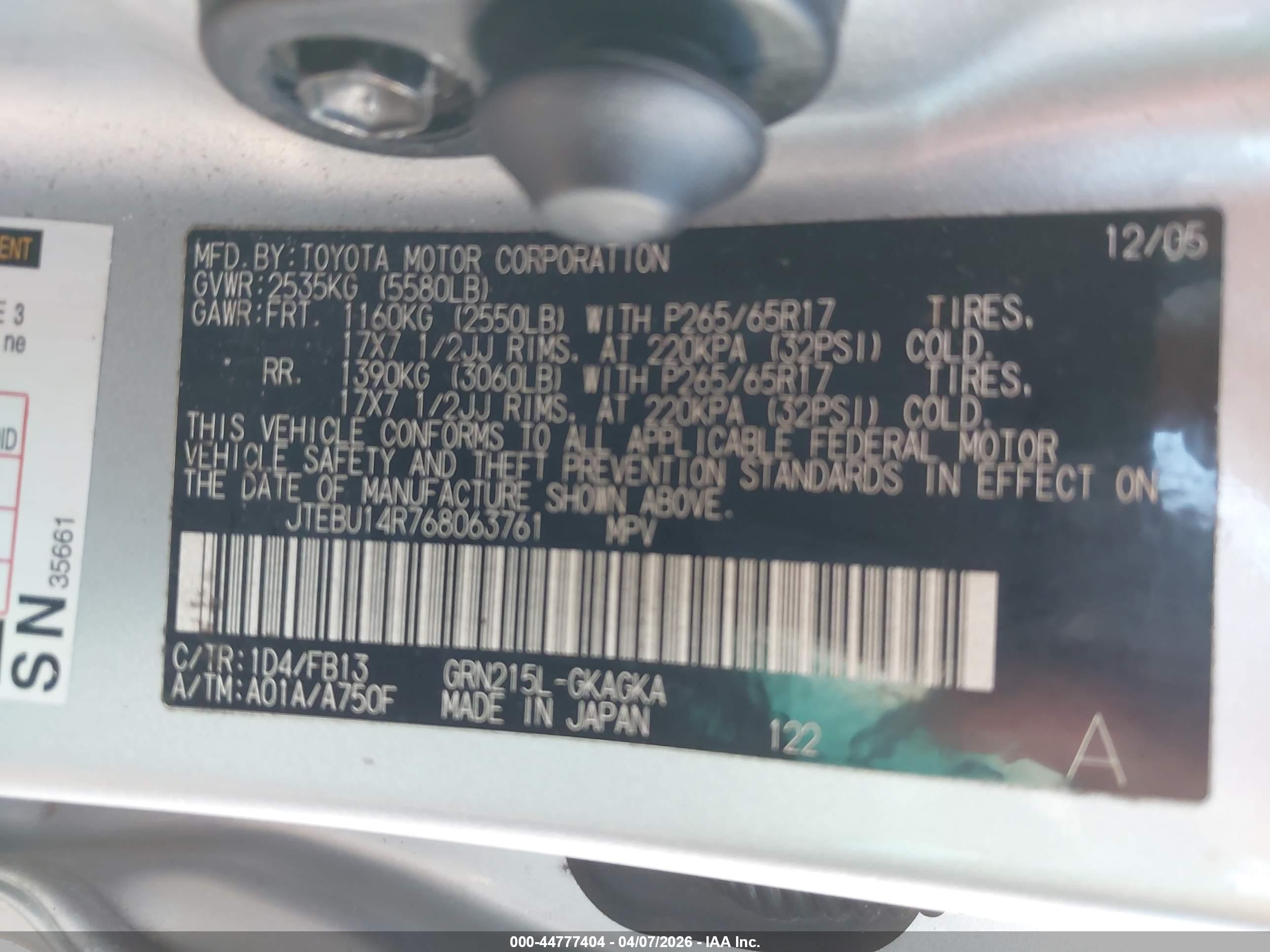 TOYOTA 4RUNNER image 9