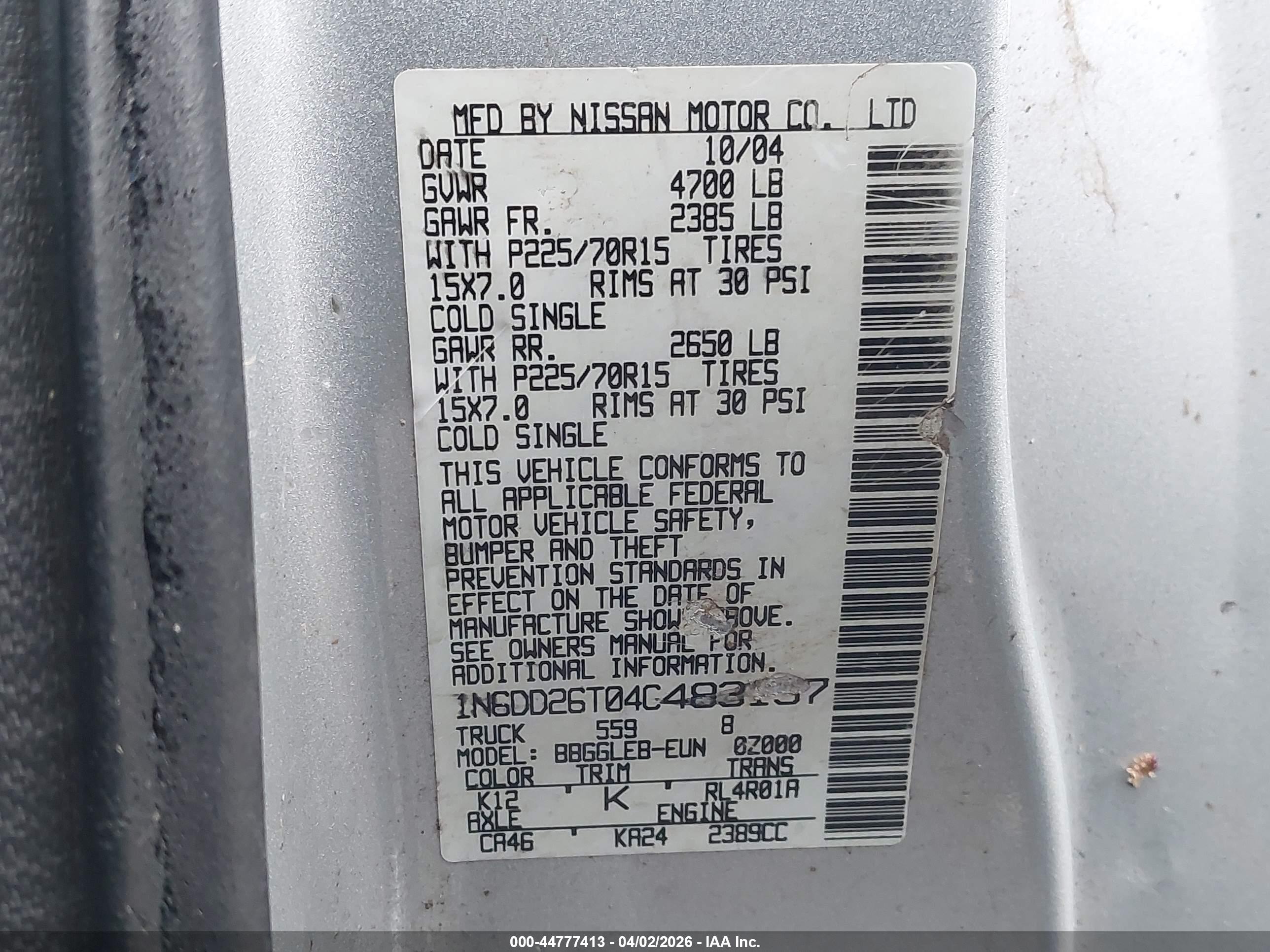 NISSAN FRONTIER image 9