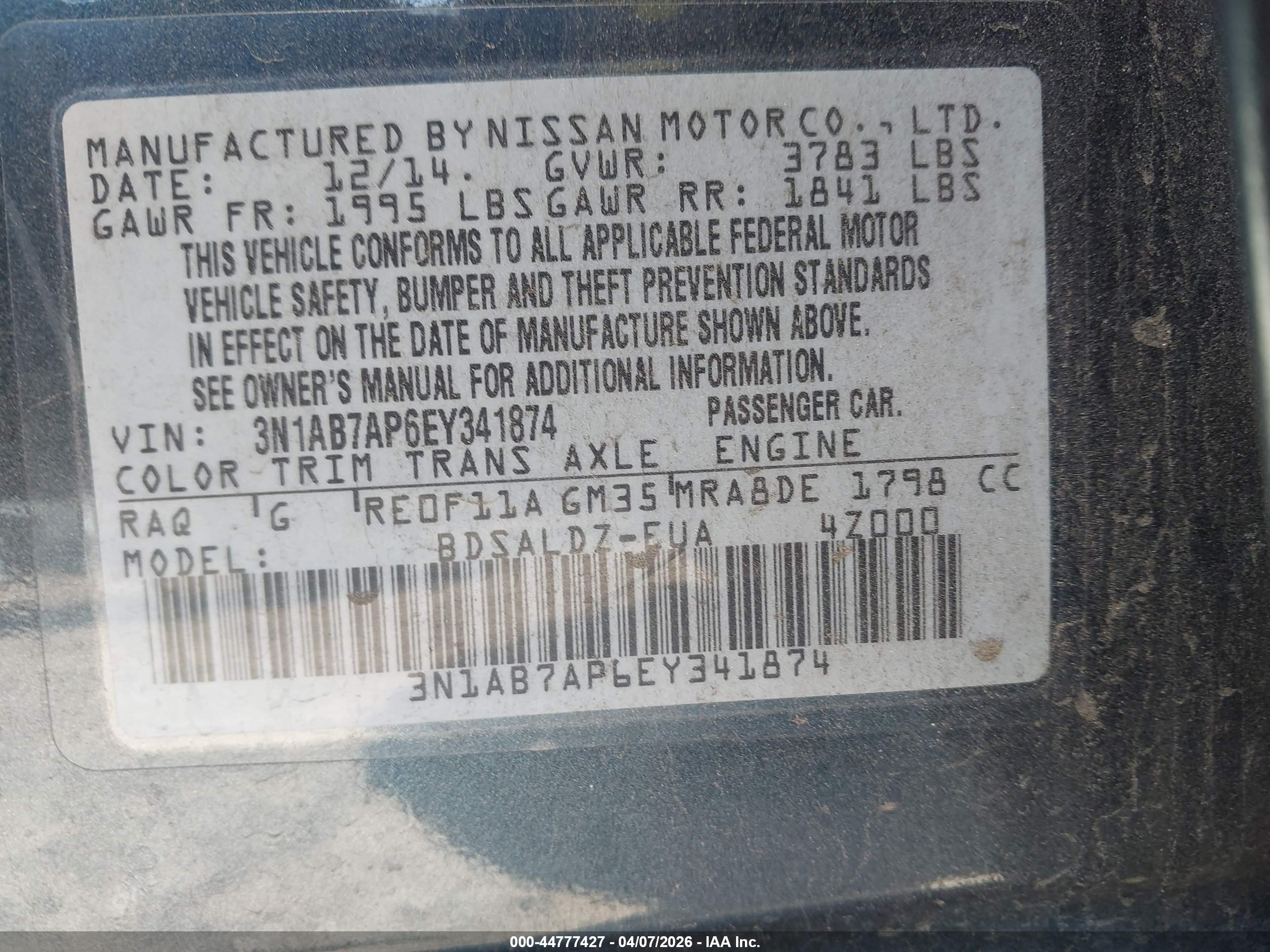 NISSAN SENTRA image 9