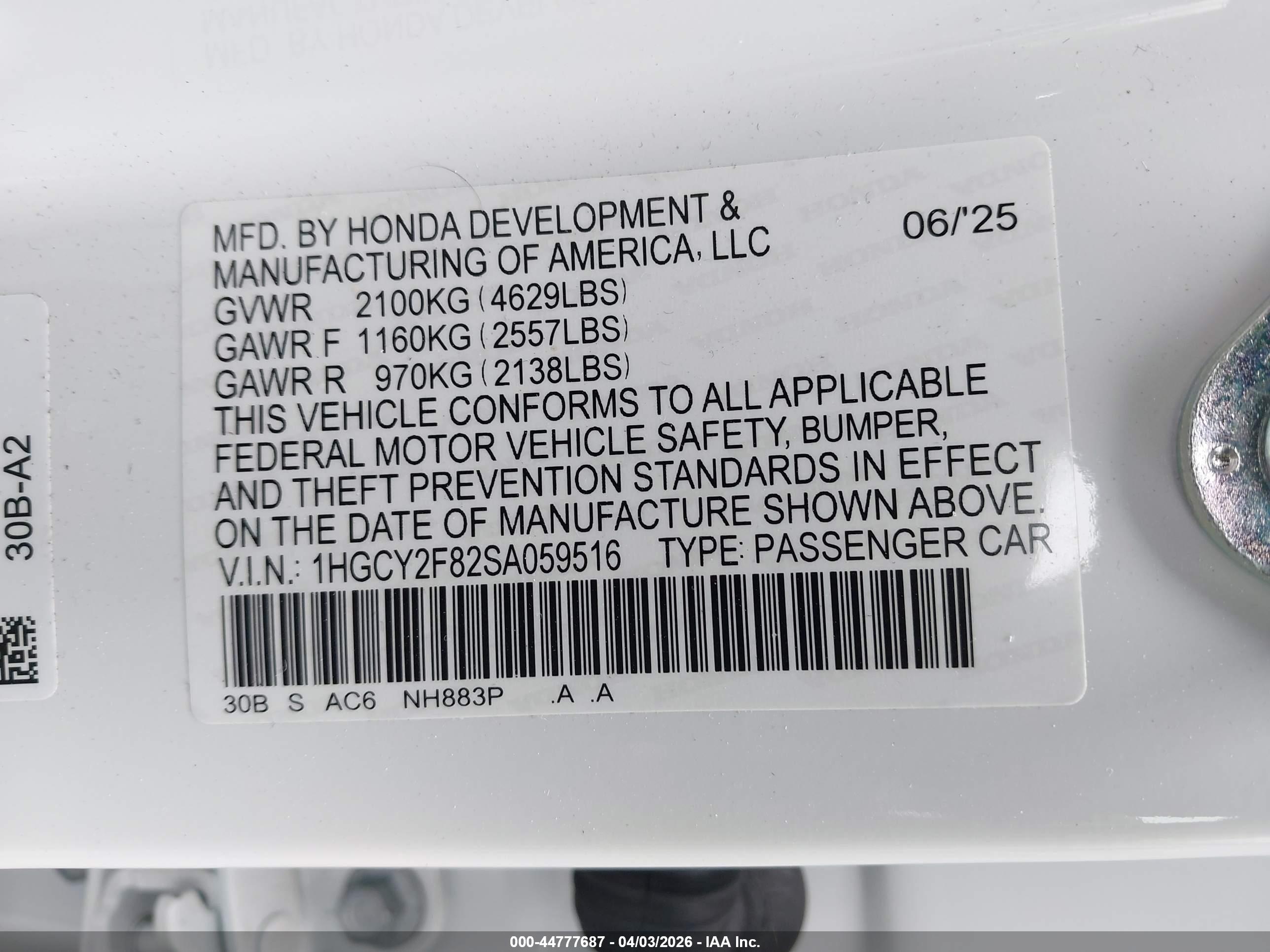 HONDA ACCORD image 9