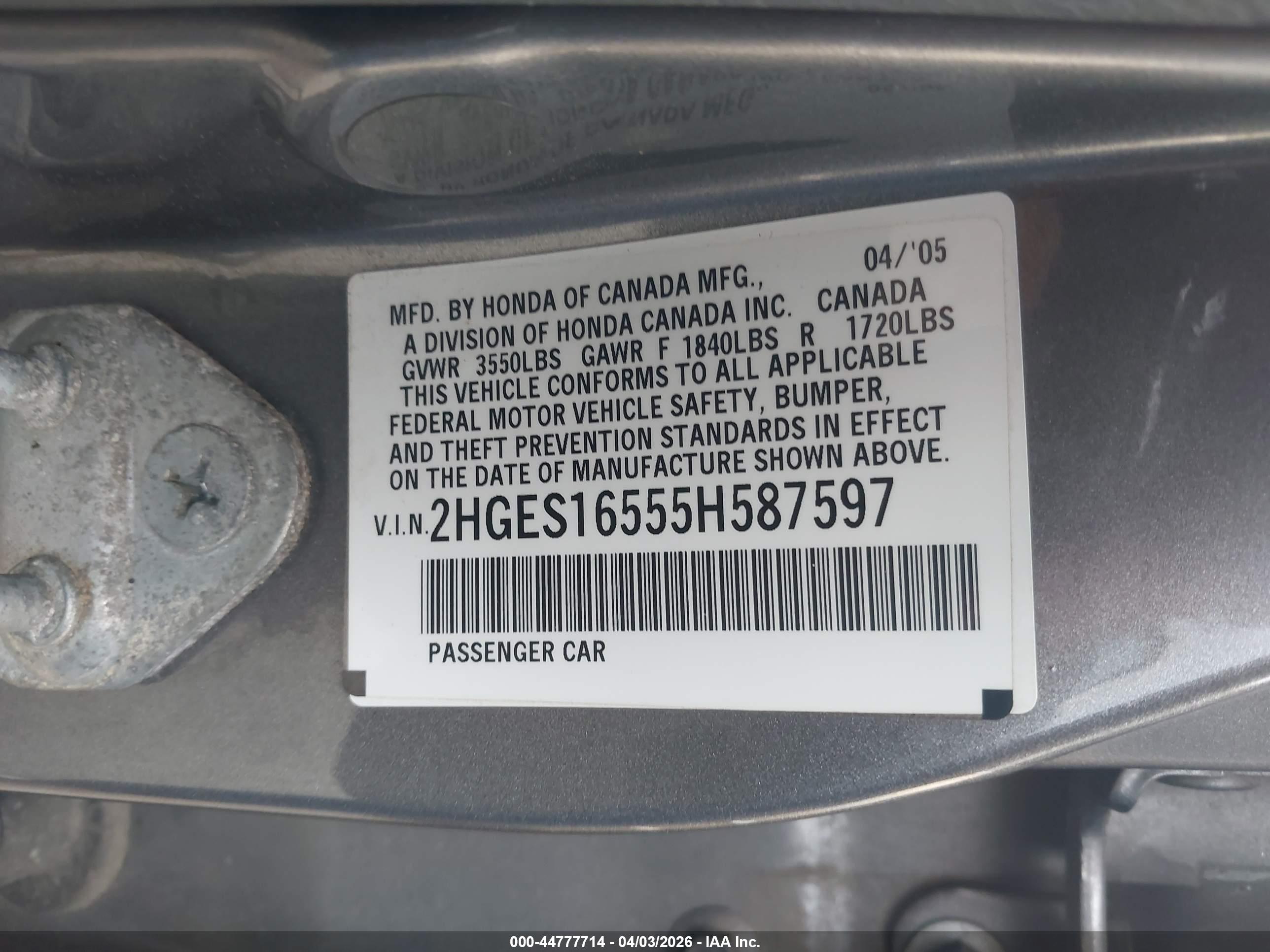HONDA CIVIC image 9