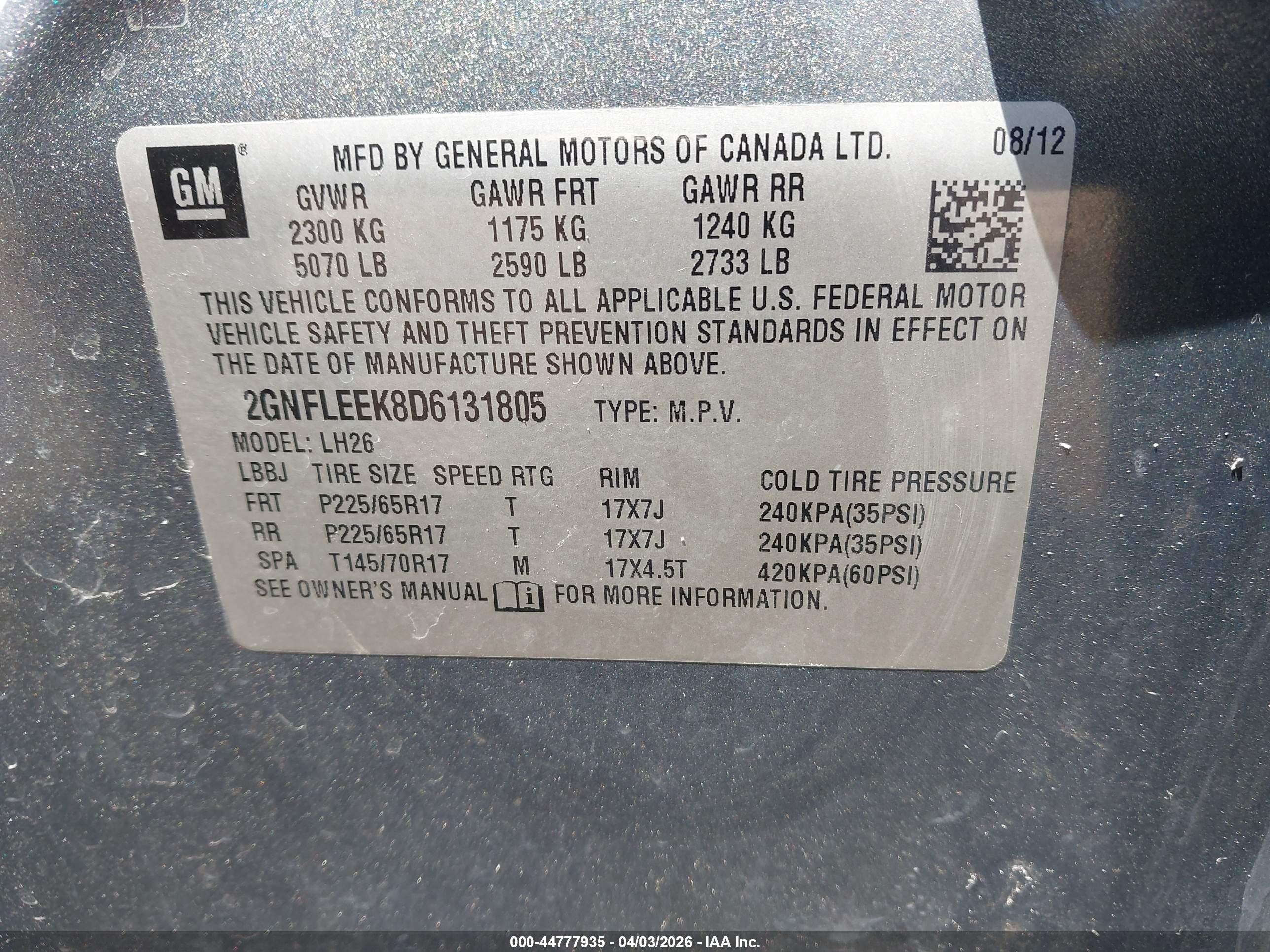 CHEVROLET EQUINOX image 9
