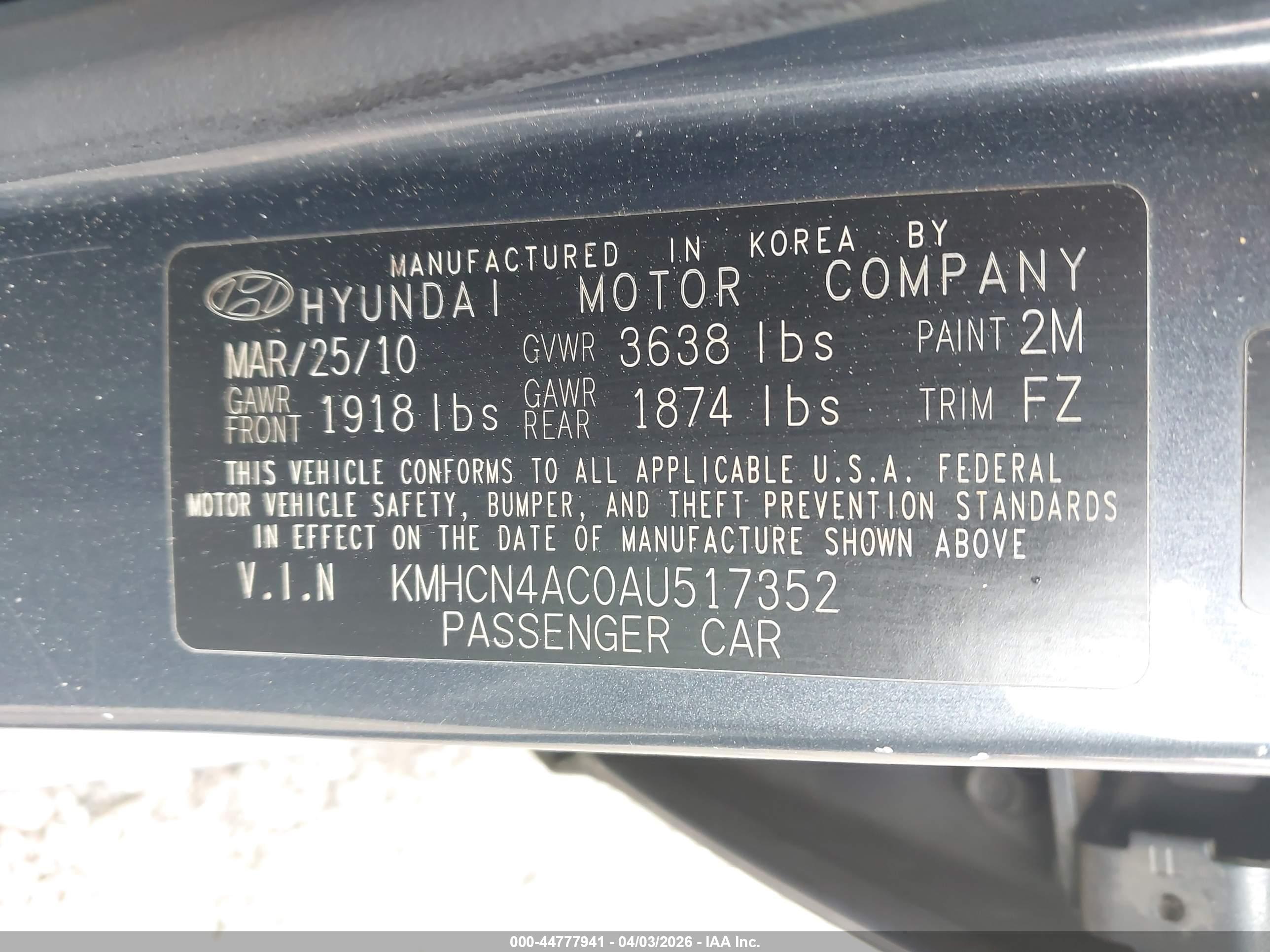HYUNDAI ACCENT image 9