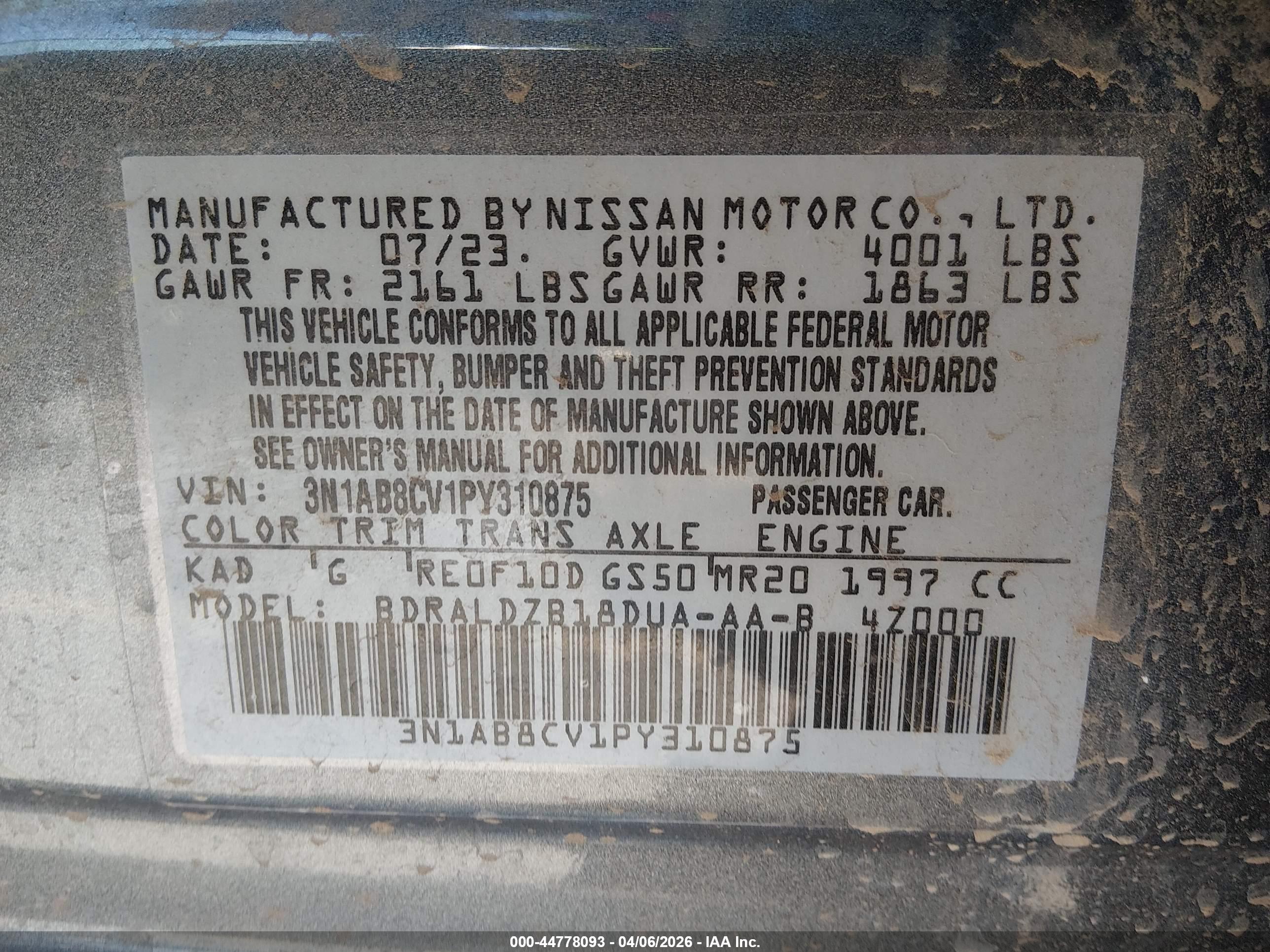 NISSAN SENTRA image 9