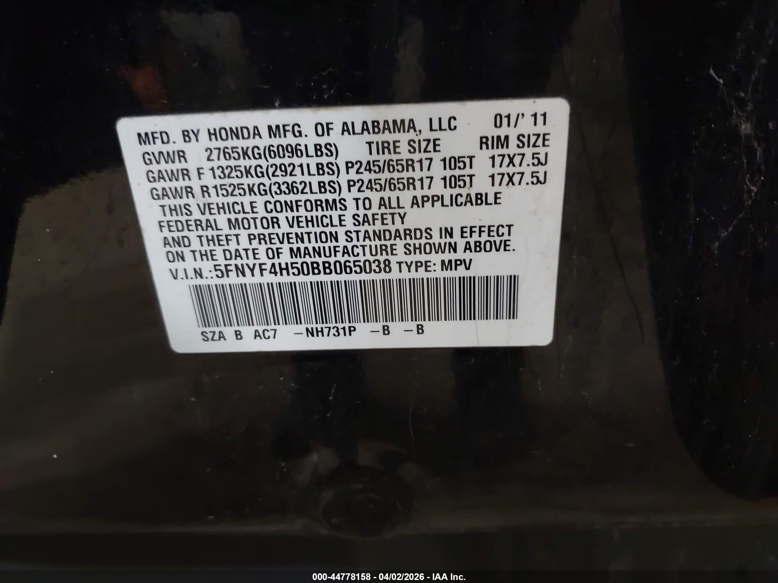 HONDA PILOT image 9