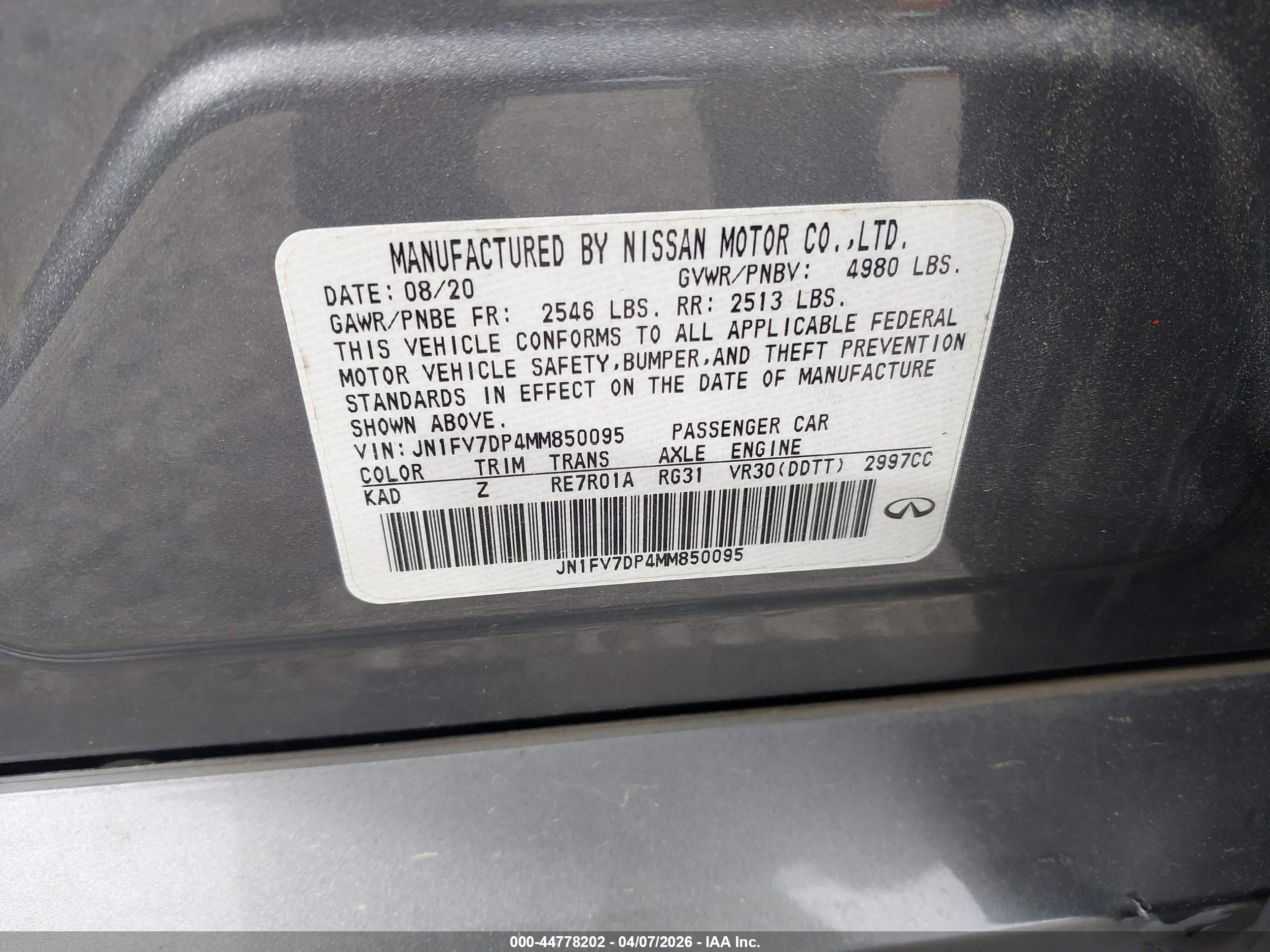 INFINITI Q50 image 9