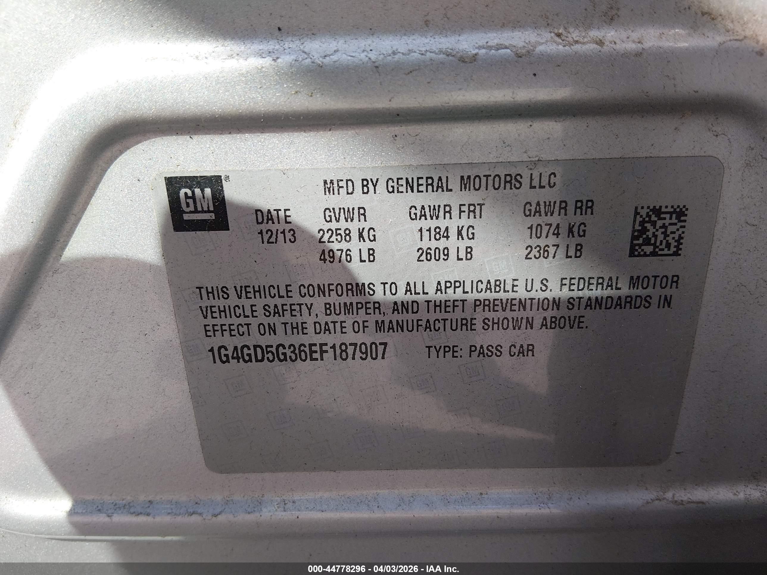 BUICK LACROSSE image 9