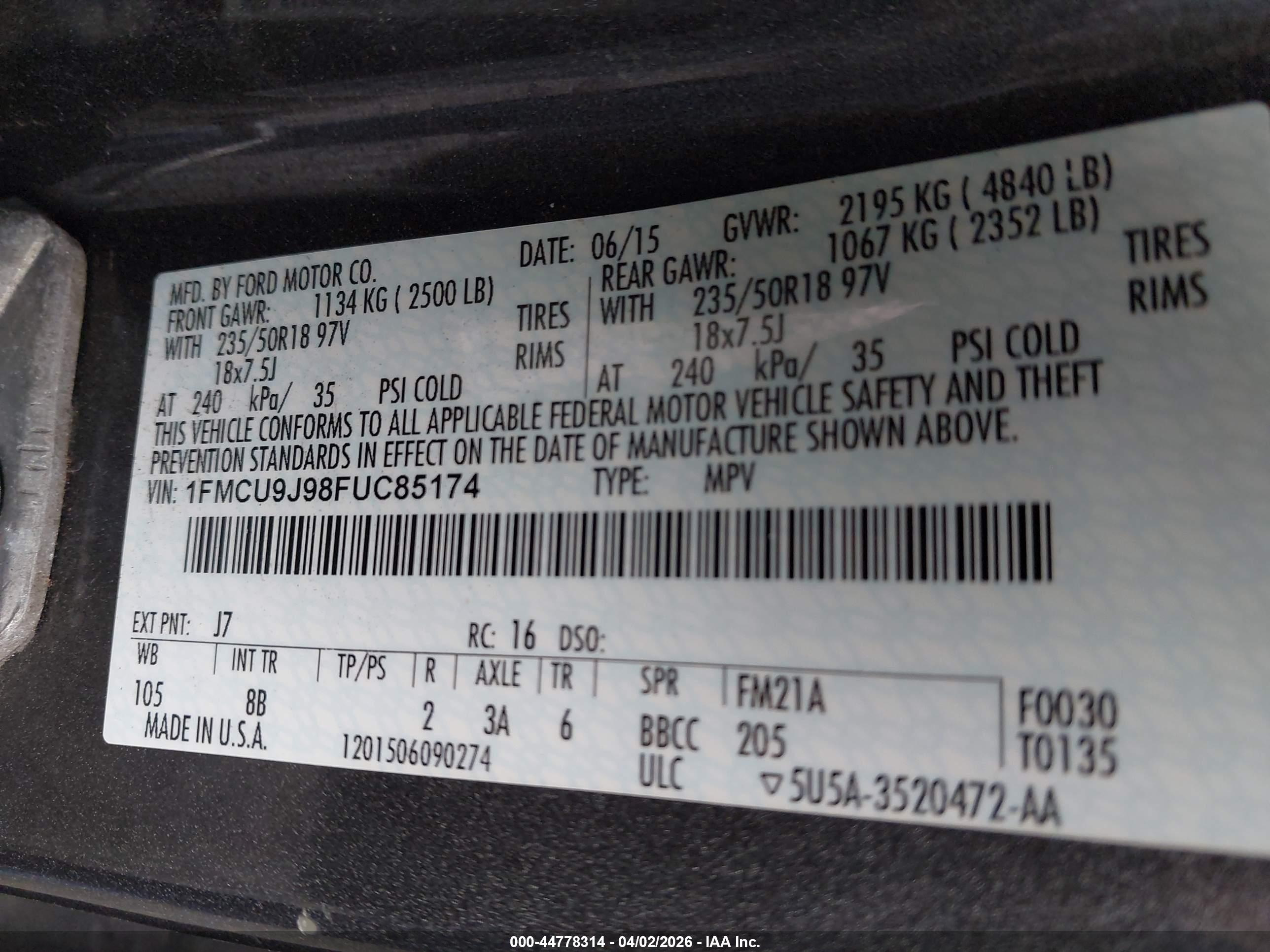FORD ESCAPE image 9
