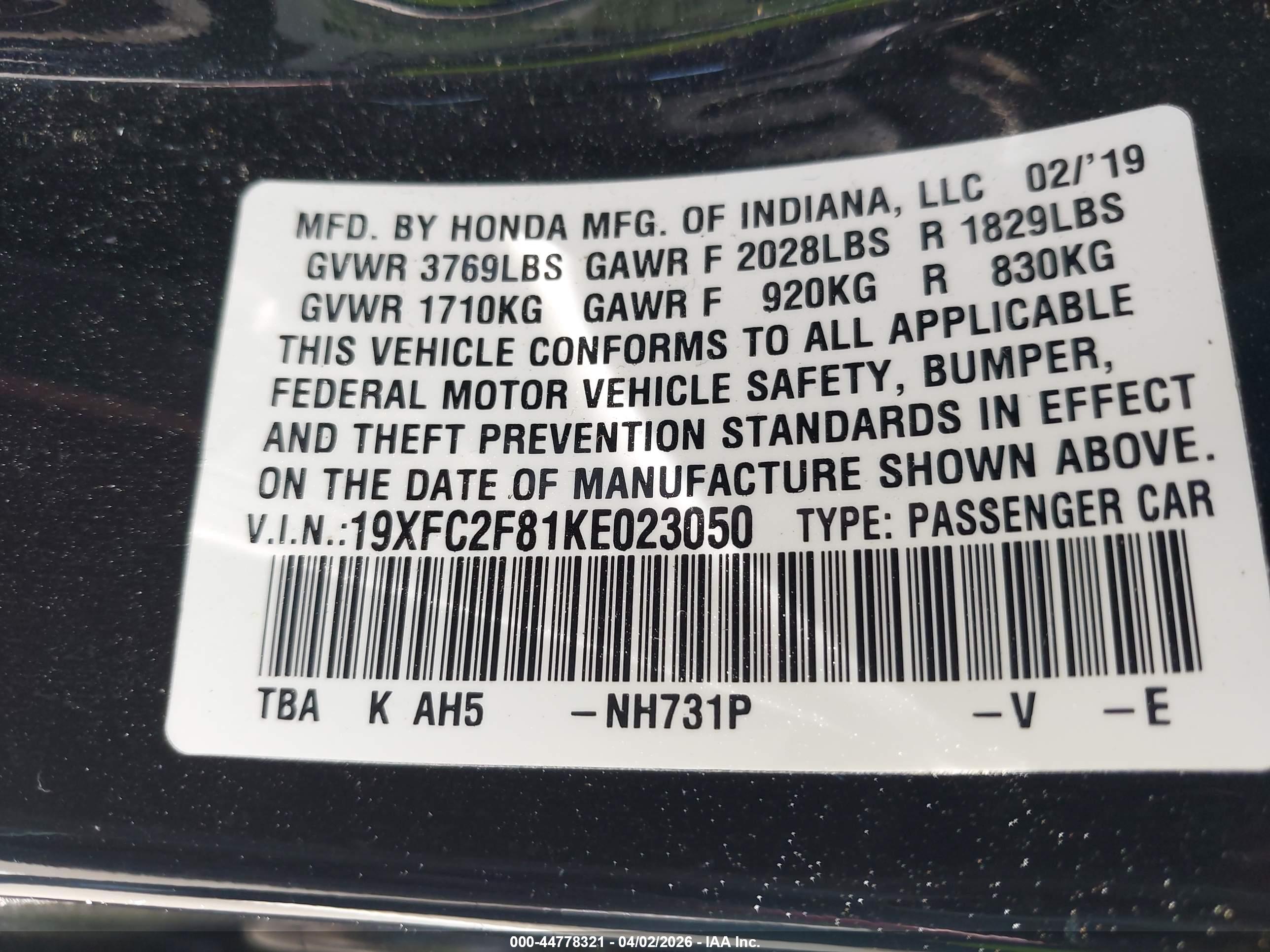 HONDA CIVIC image 9
