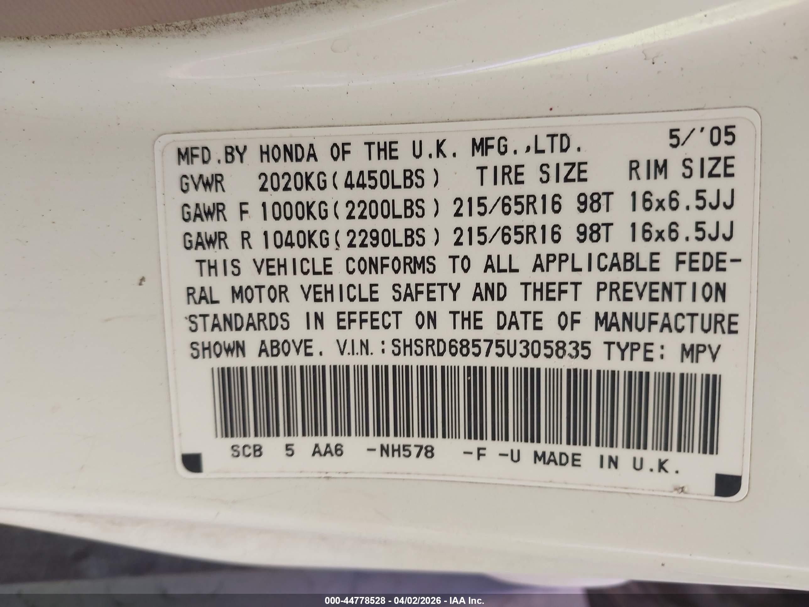 HONDA CR-V image 9