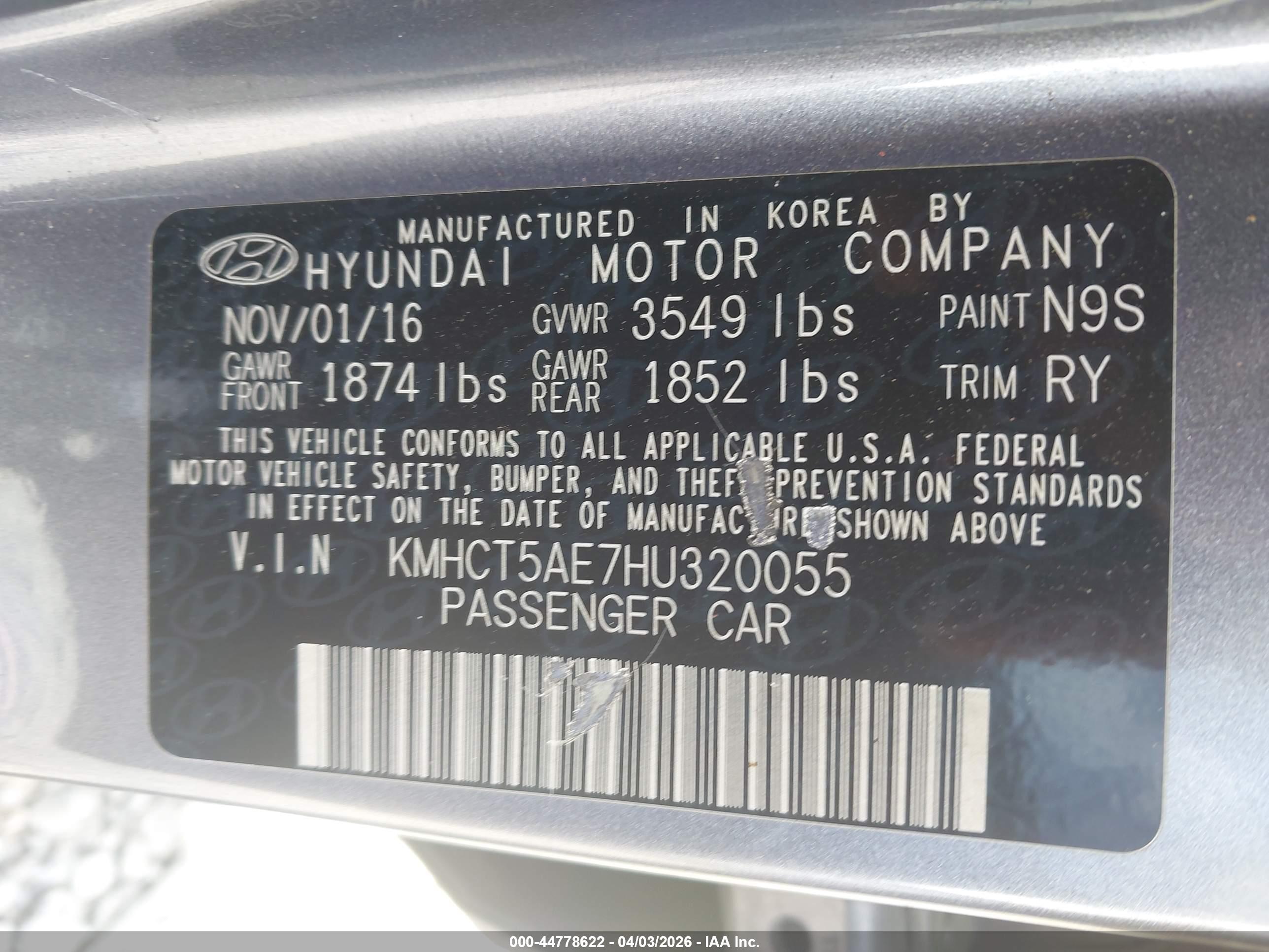 HYUNDAI ACCENT image 9