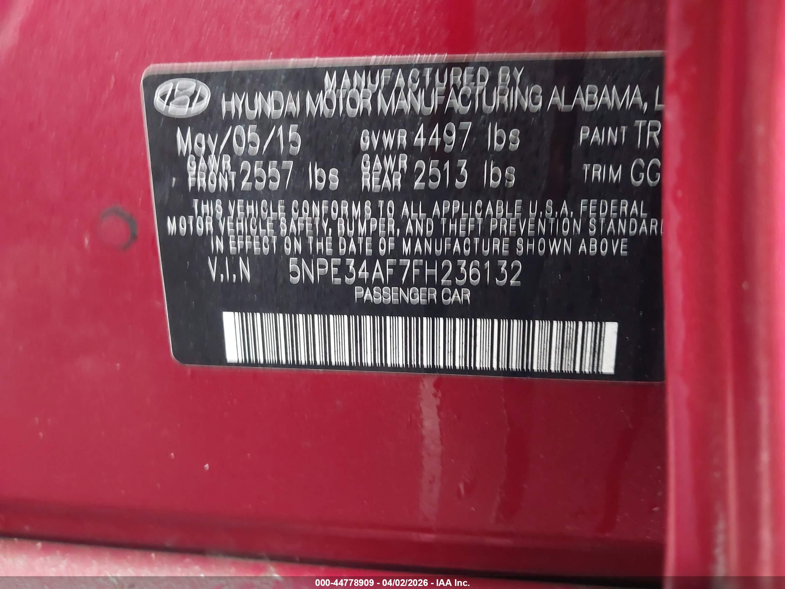 HYUNDAI SONATA image 9