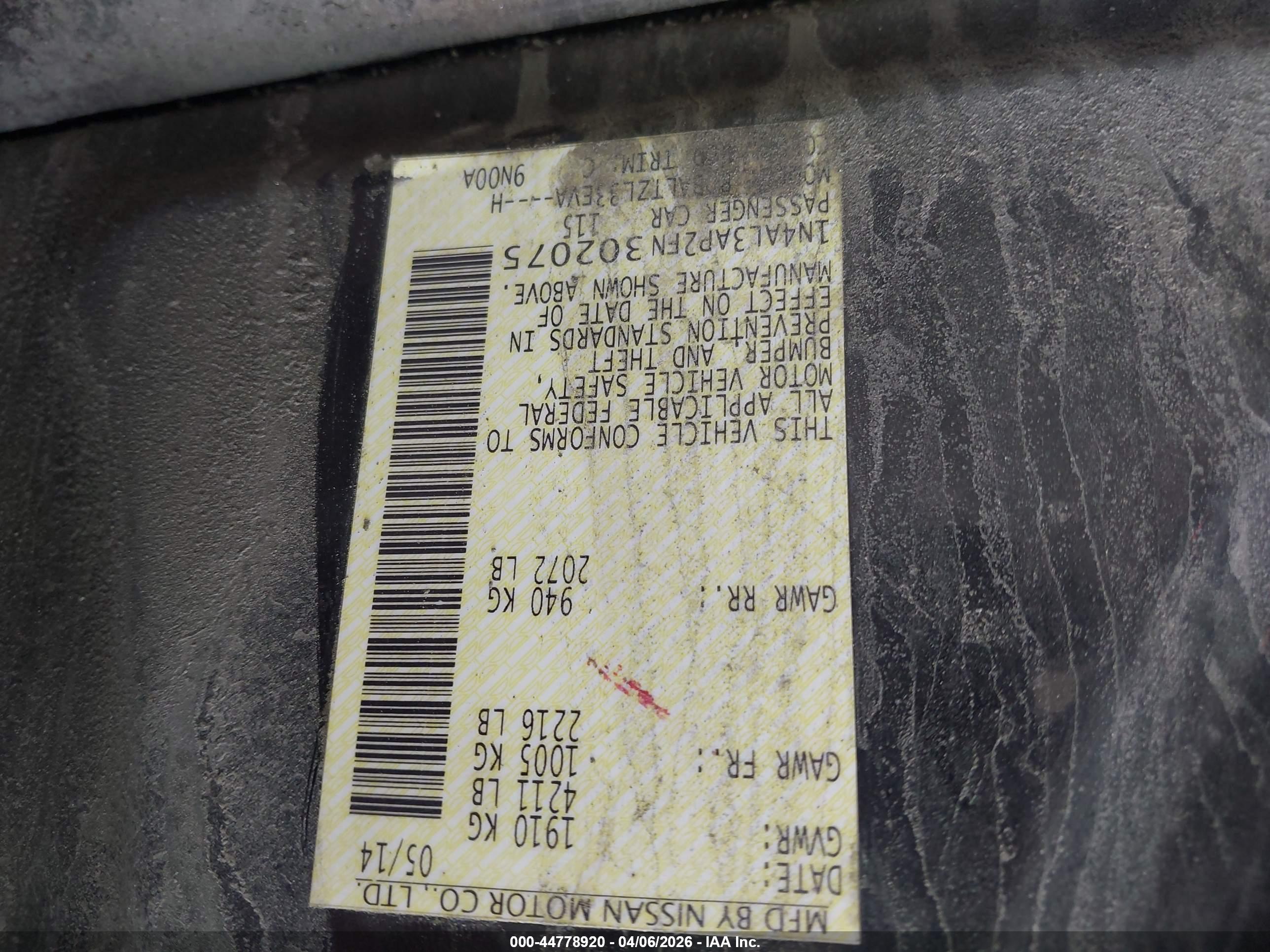 NISSAN ALTIMA image 9