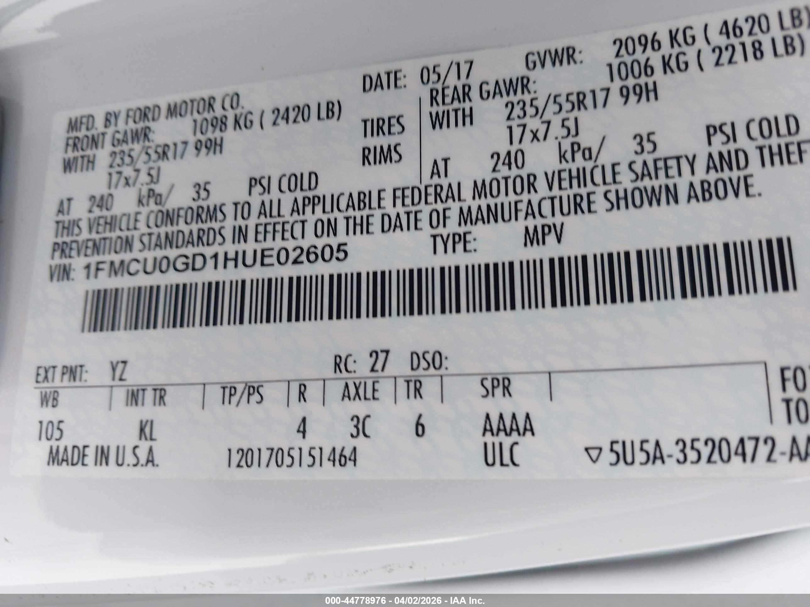 FORD ESCAPE image 9