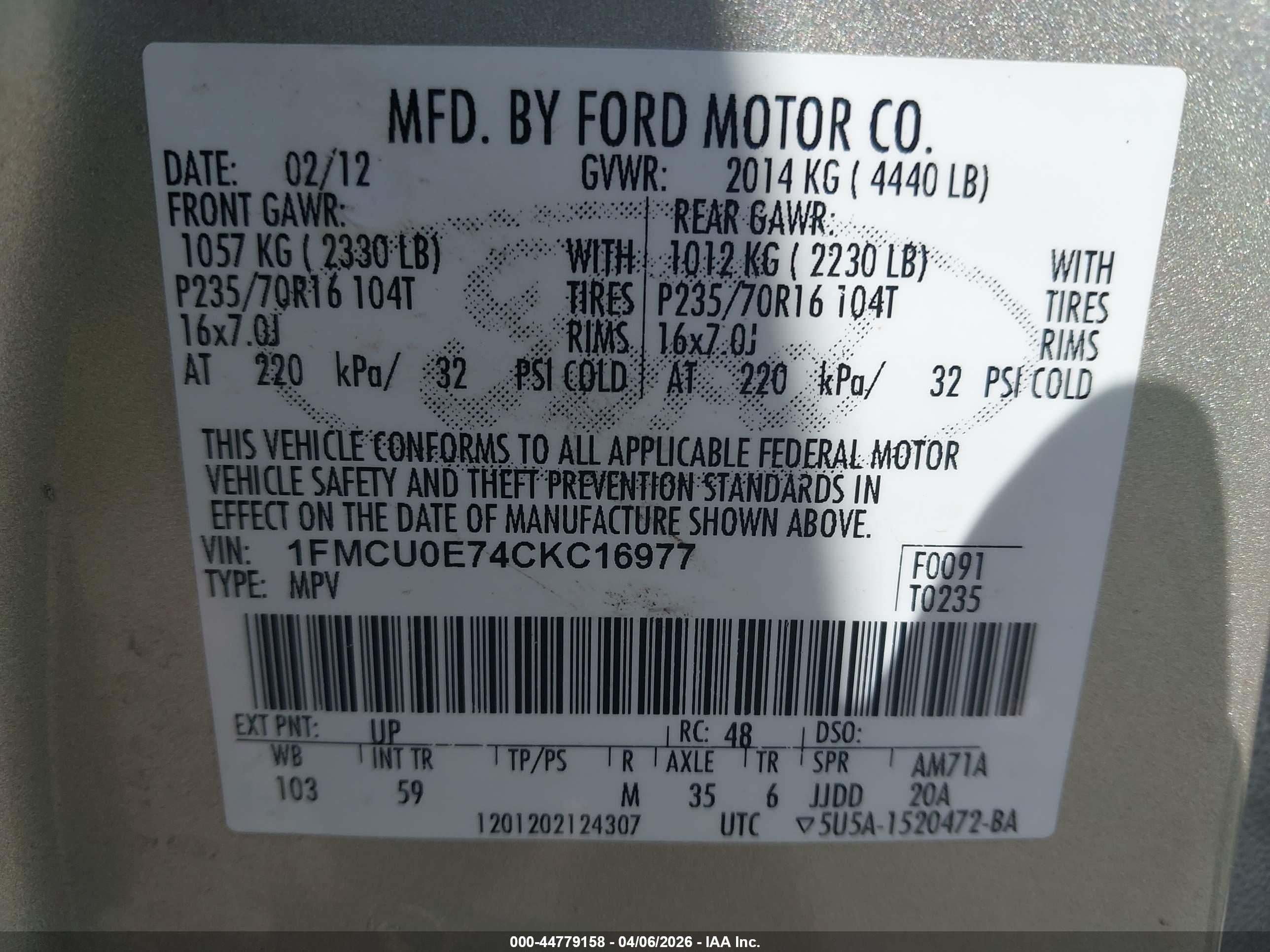 FORD ESCAPE image 9