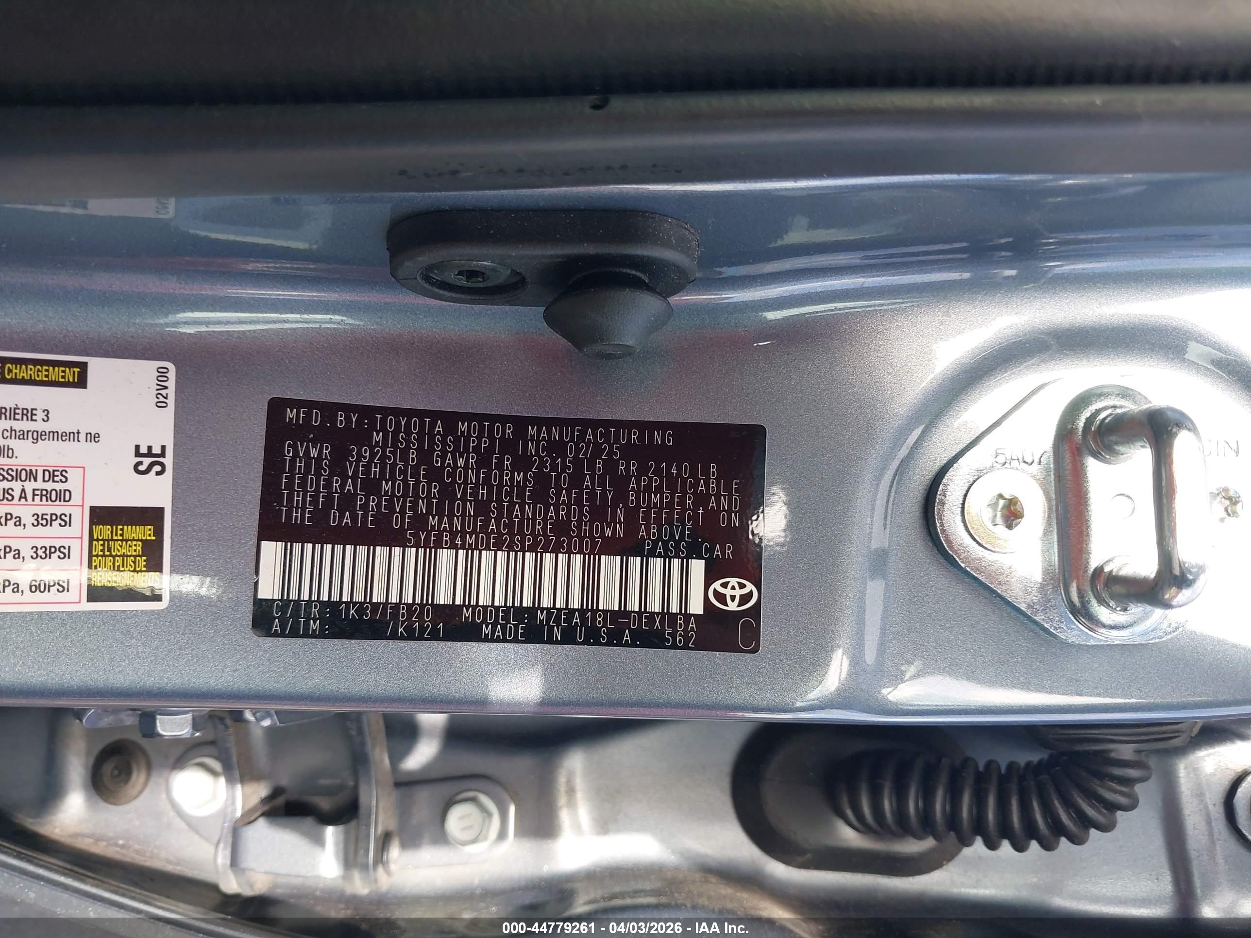 TOYOTA COROLLA image 9
