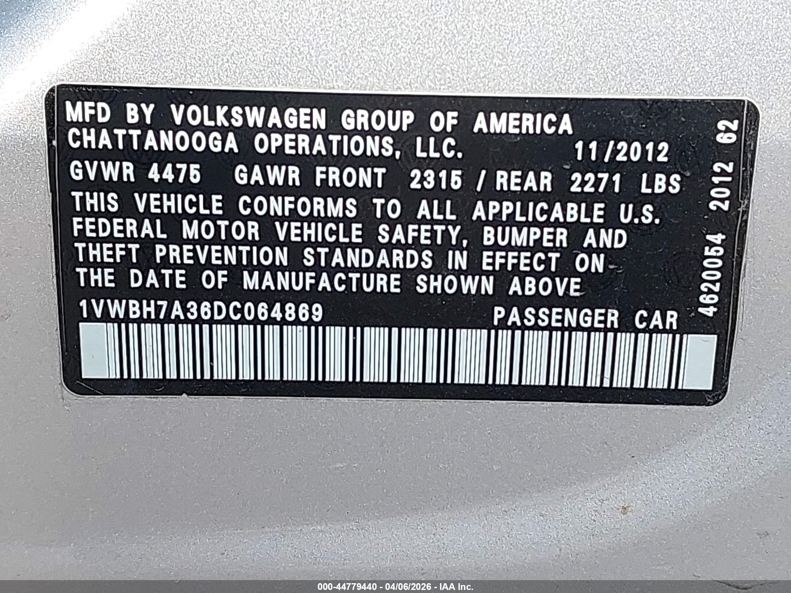 VOLKSWAGEN PASSAT image 9